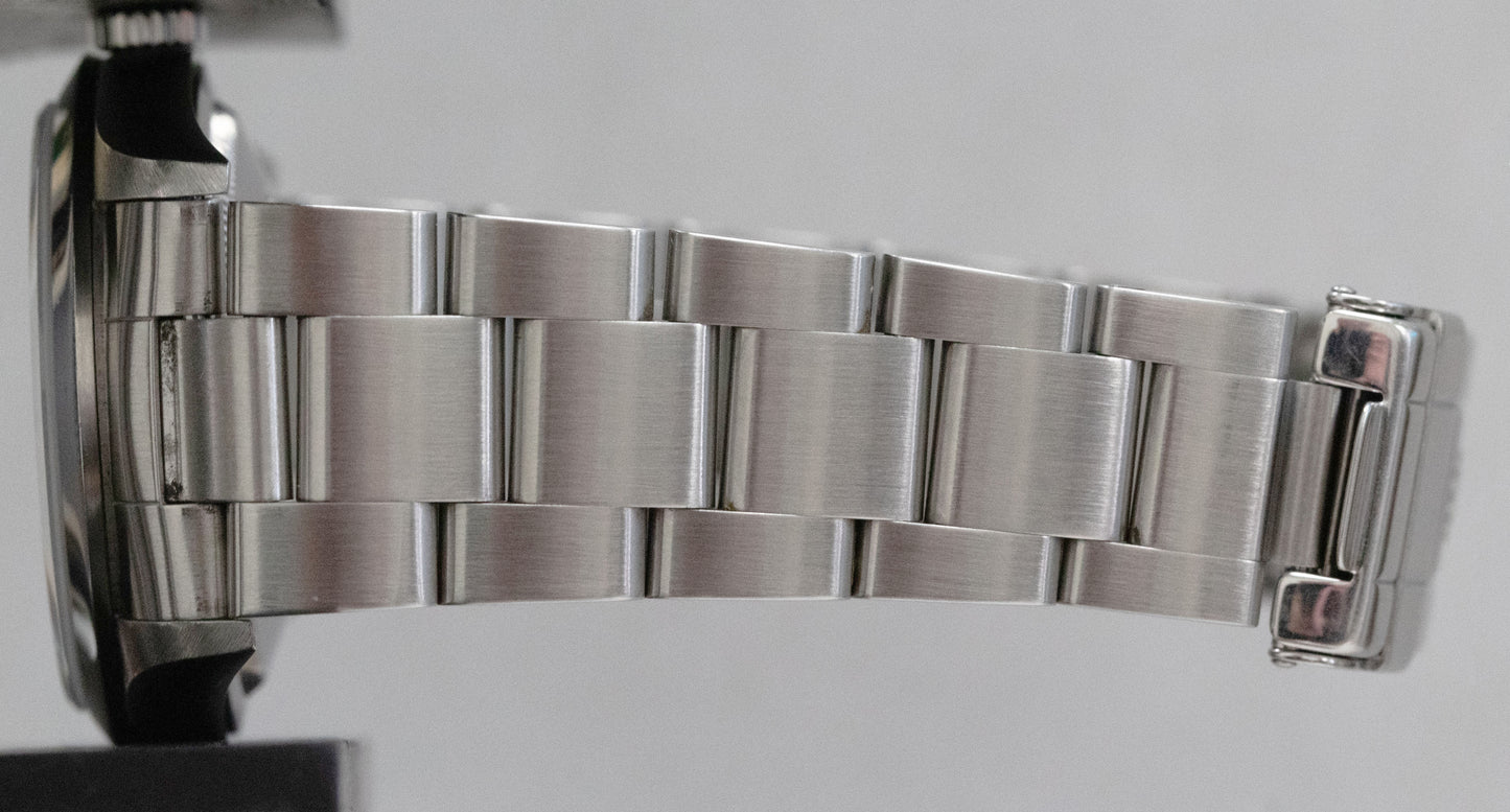 UNPOLISHED PAPERS Rolex Explorer I 36mm NO-HOLES Oyster 14270 Steel Watch BOX