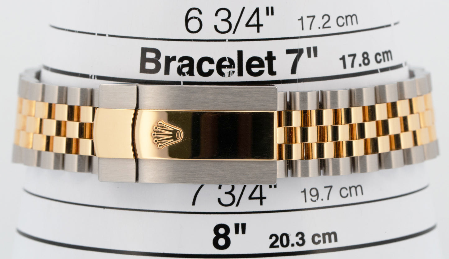 NEW UNWORN PAPERS Rolex DateJust 41mm WIMBLEDON 18K JUBILEE Fluted 126333 BOX