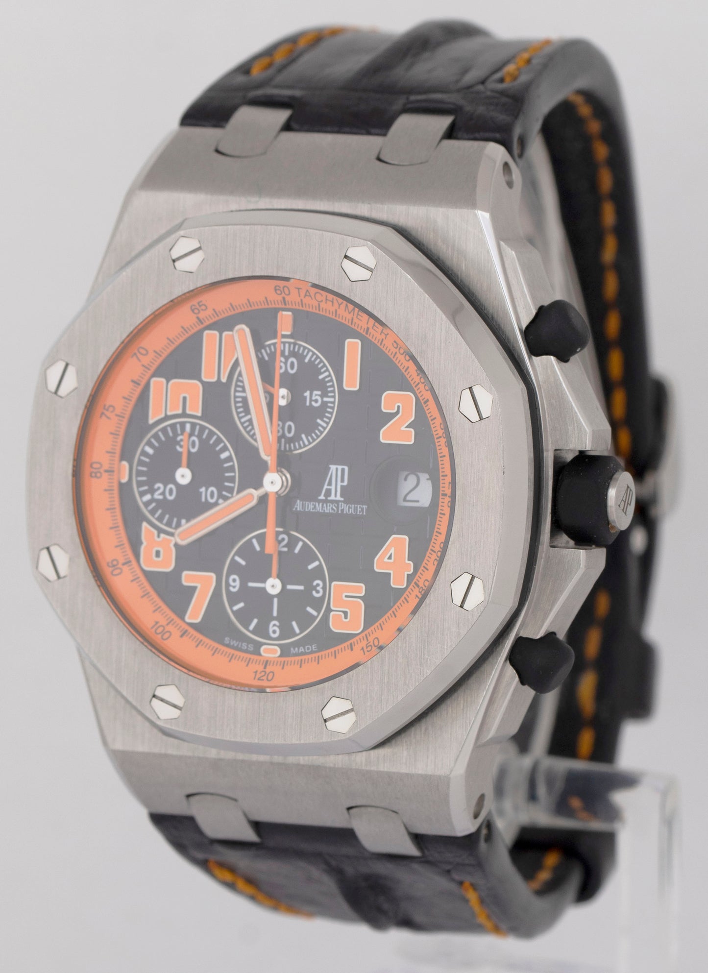 PAPERS Audemars Piguet Royal Oak Offshore Chronograph Volcano Orange 26170ST BOX