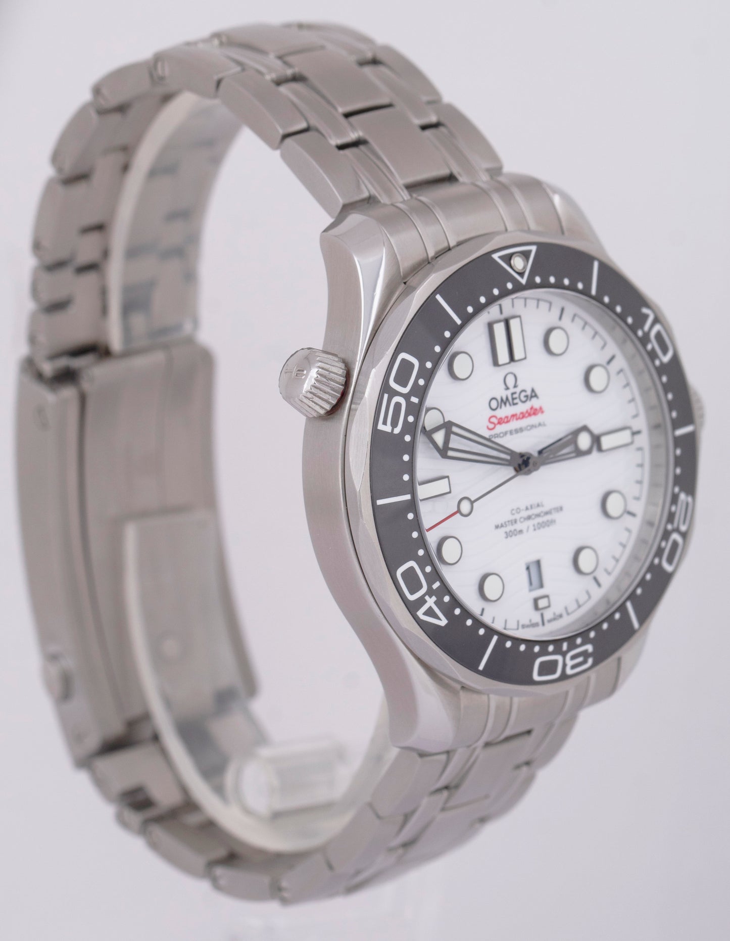 MINT PAPERS Omega Seamaster Diver 300M 42mm White Wave 210.30.42.20.04.001 BOX