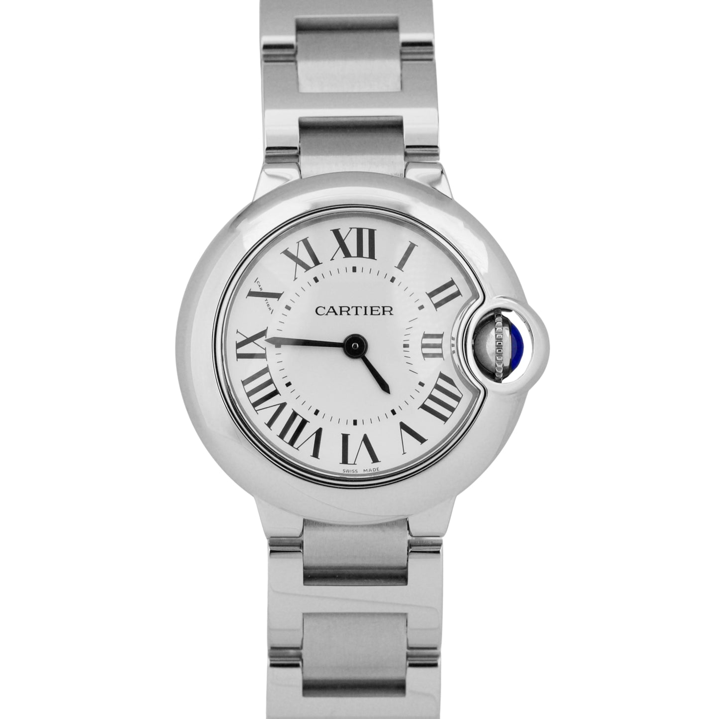 MINT PAPERS Ladies Cartier Ballon Bleu Stainless 28mm Quartz 3009 WSBB0067 BOX
