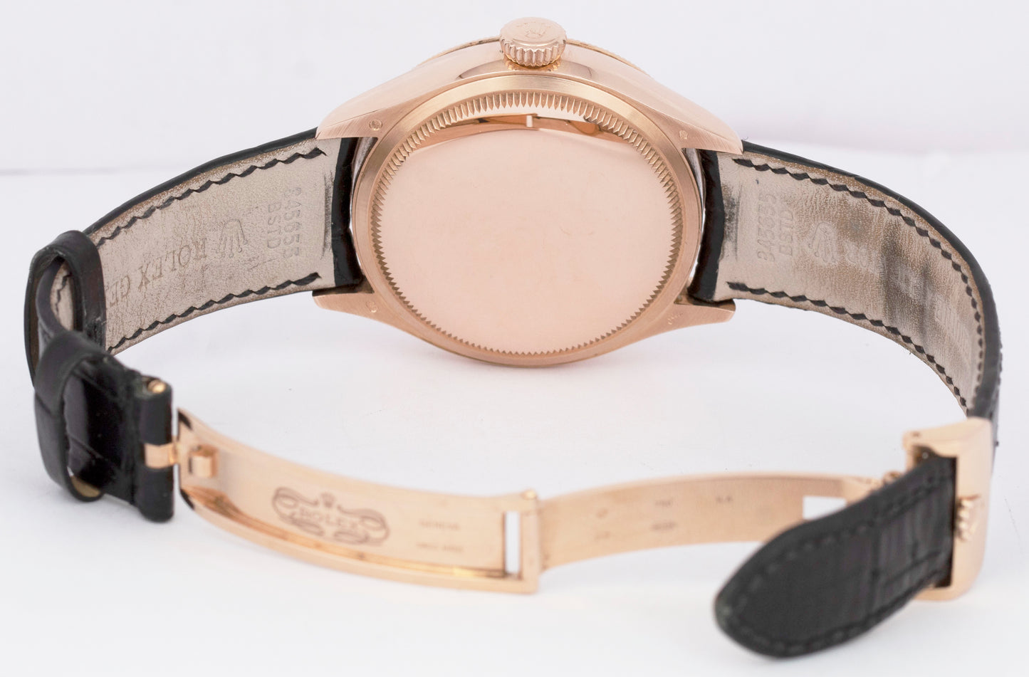 NEW PAPERS MINT Rolex Cellini Moonphase 18K Everose Gold 39mm 50535 Watch BOX