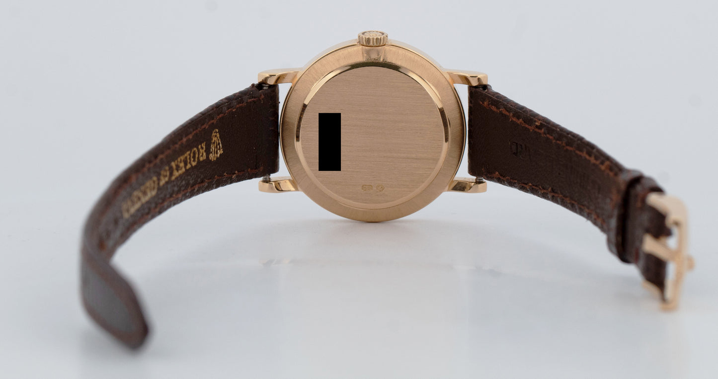 Ladies Rolex Cellini White Jubilee 18K Yellow Gold 26mm Manual Watch 5109 BOX