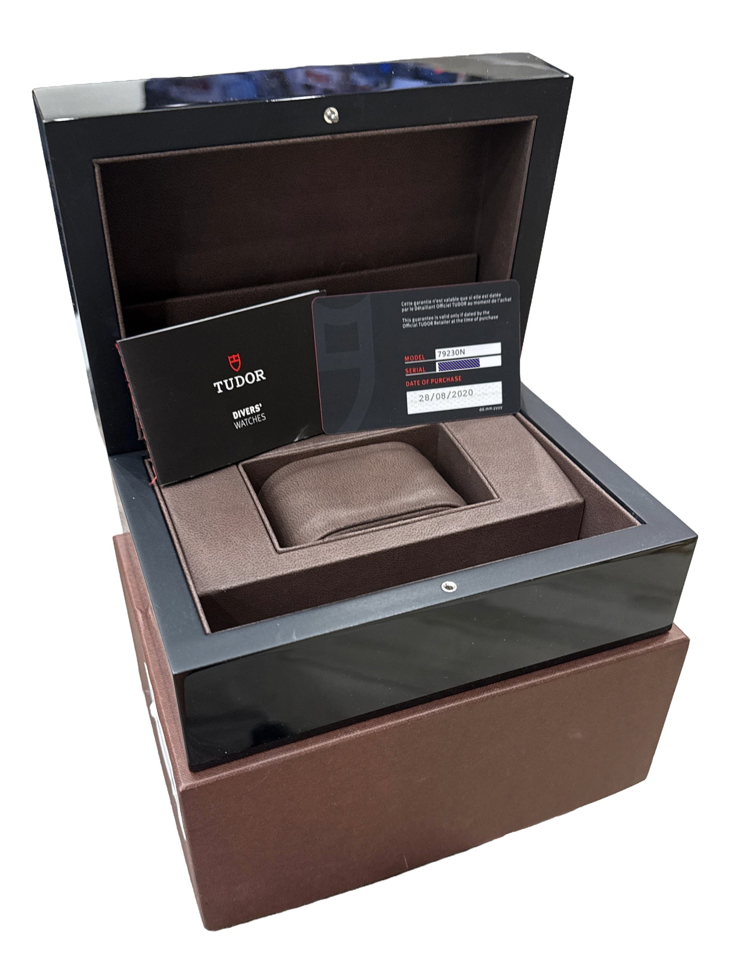 2020 PAPERS Tudor Black Bay BLACK Stainless Steel Watch 41mm 79230N BOX