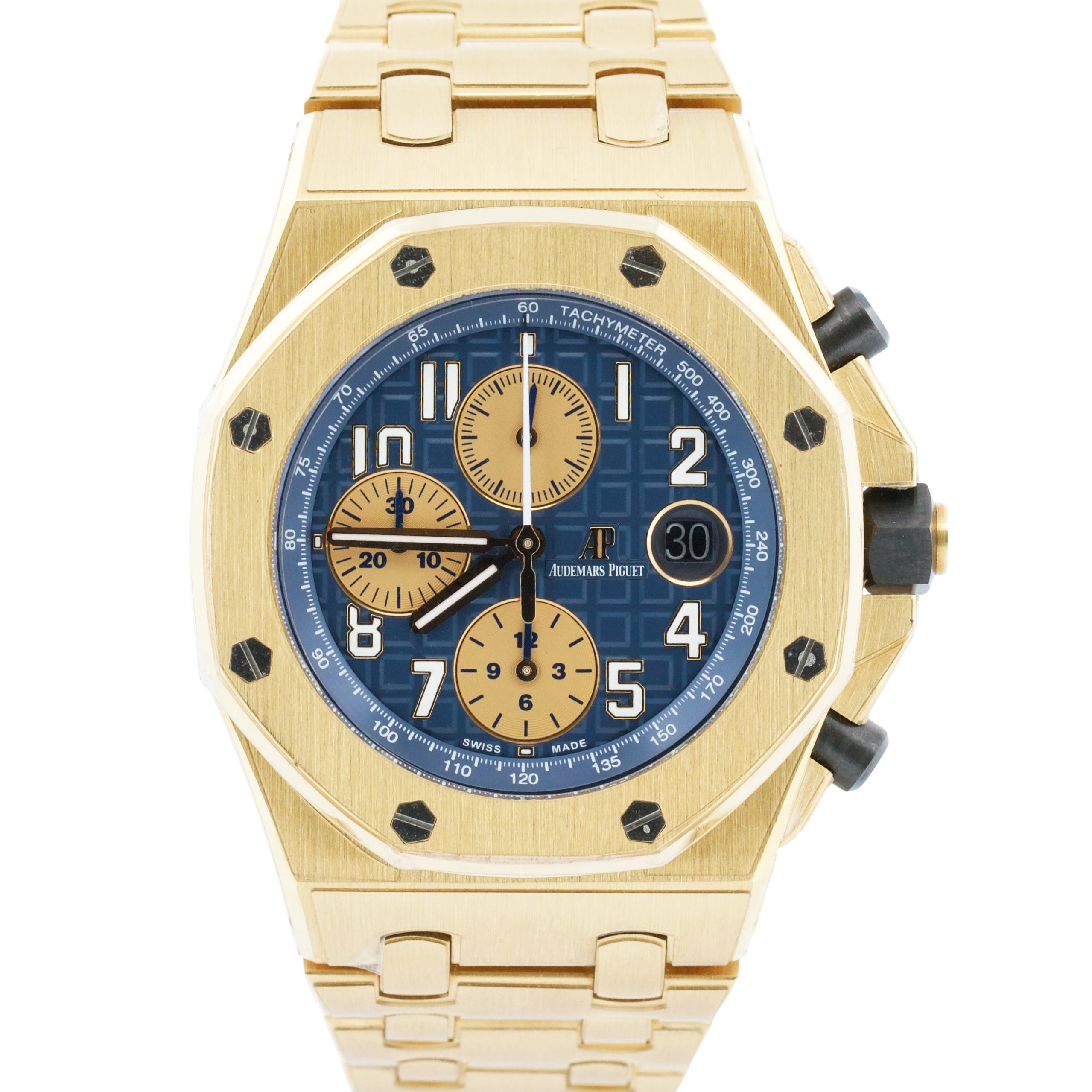 PAPERS Audemars Piguet Royal Oak Offshore BRICK 18K Yellow Gold