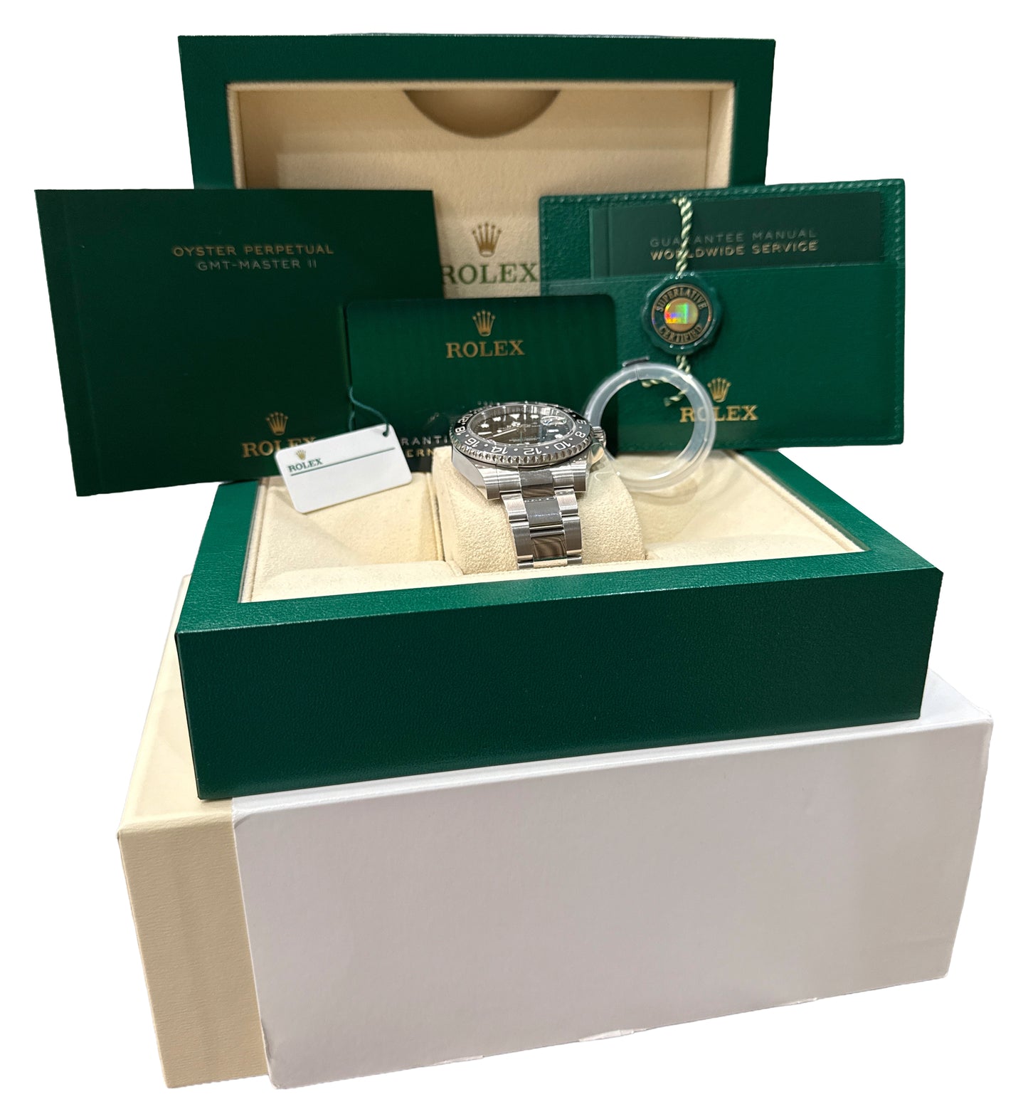 NEW 2024 Rolex GMT-Master II BRUCE WAYNE Gray 40mm OYSTER Watch 126710 GRNR BOX