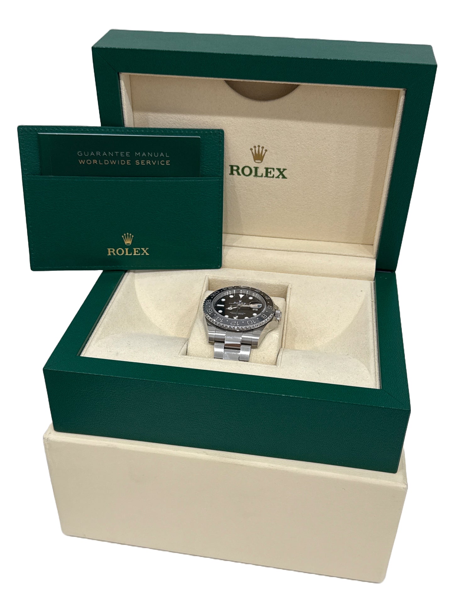 2024 Rolex GMT-Master II BRUCE WAYNE Stainless Steel OYSTER 126710 GRNR BOX