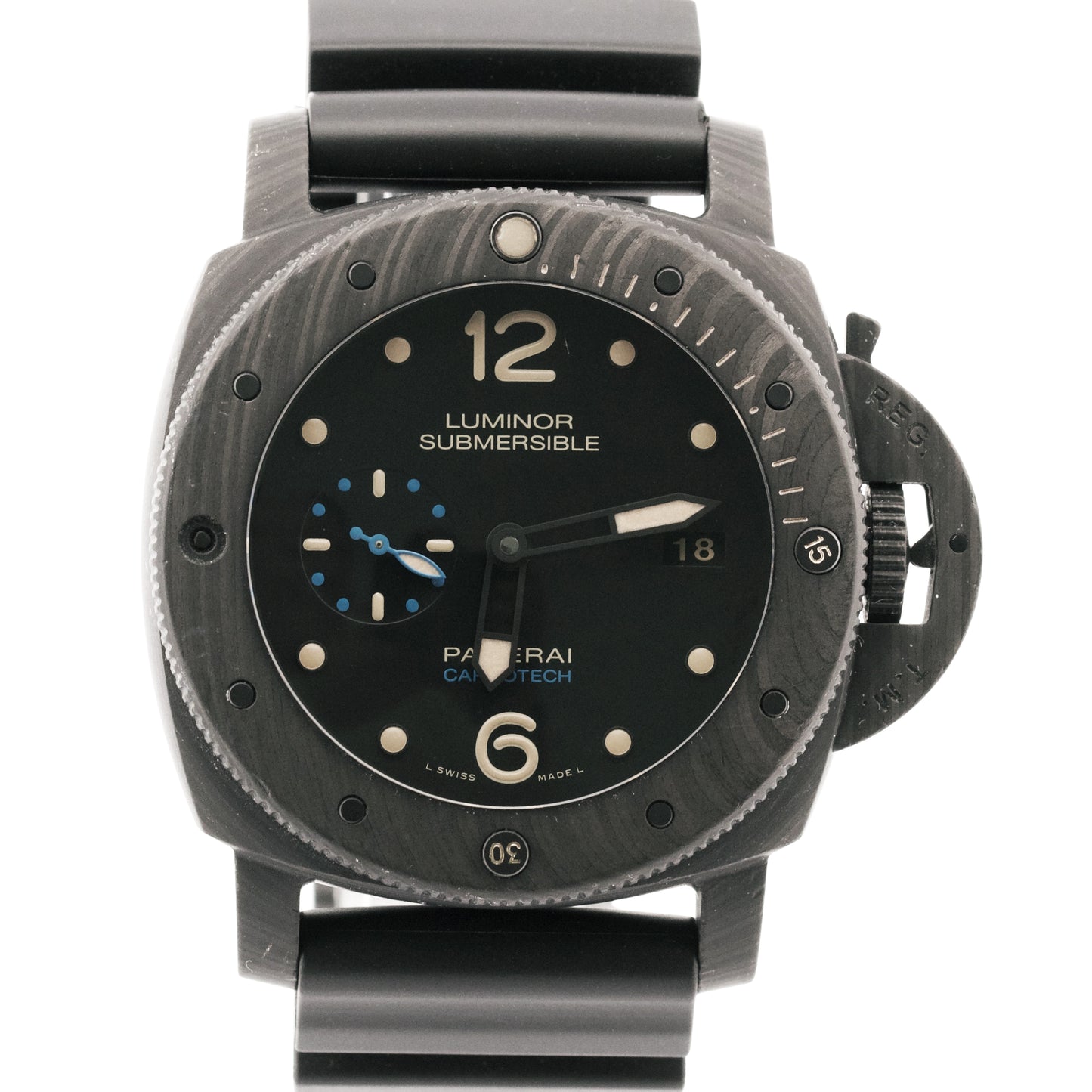 PAPERS Panerai Submersible 1950 3-Days PAM616 Carbotech 47mm Black PAM00616 BOX