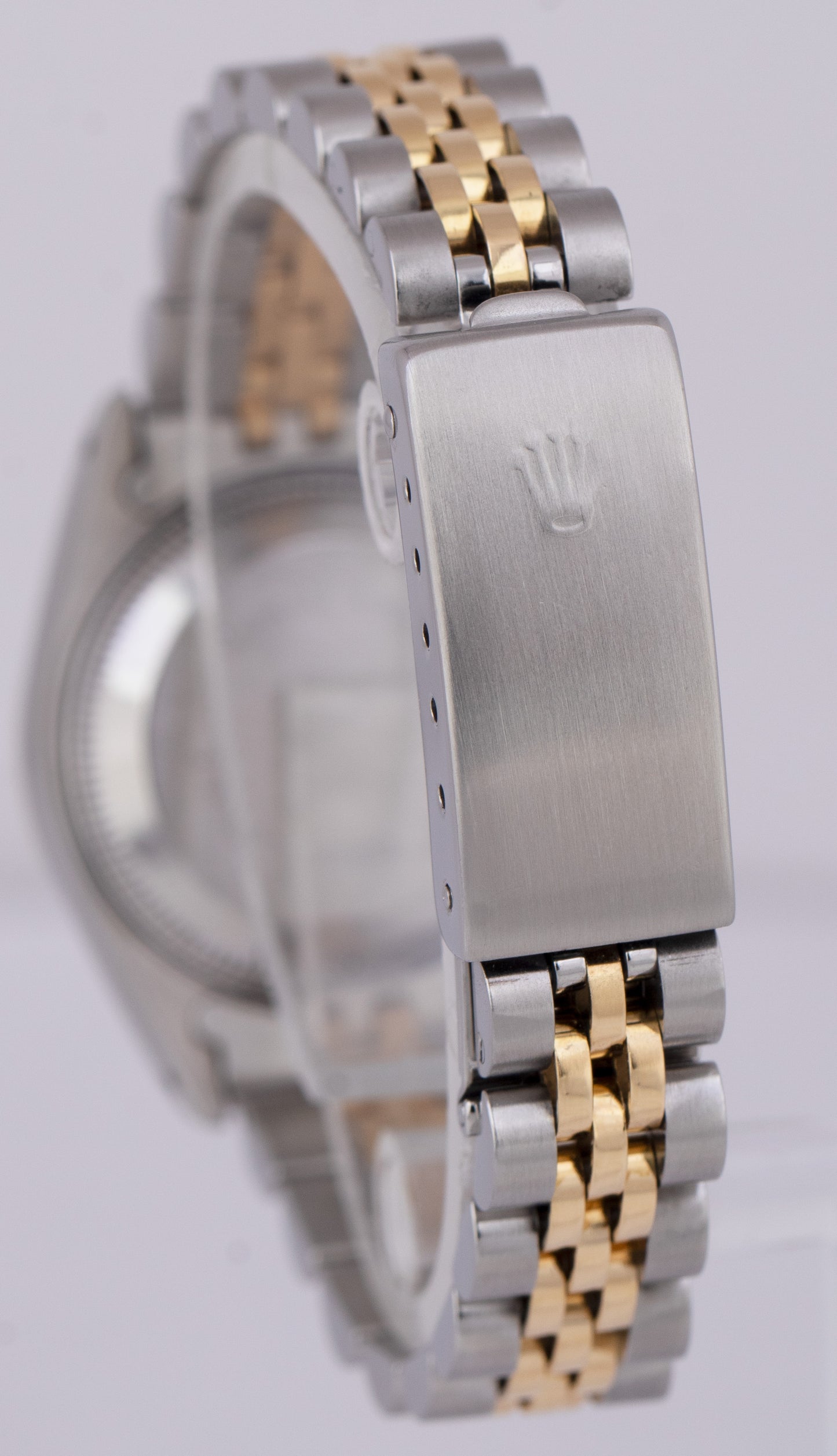 Ladies Rolex DateJust 26mm Champagne Two-Tone 18K Gold Steel Jubilee 69173
