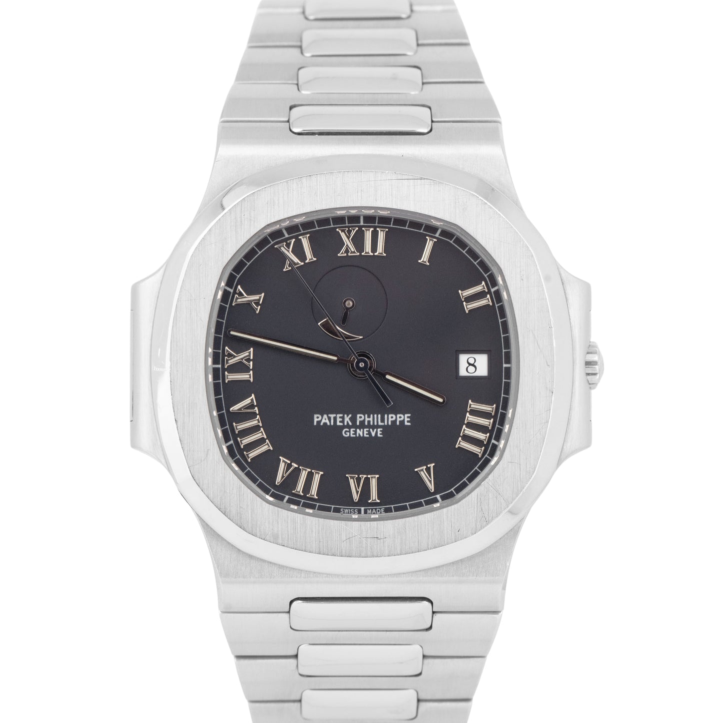 UNPOLISHED PAPERS Patek Philippe Nautilus Comet 3710/1A Black Roman 42mm B+P