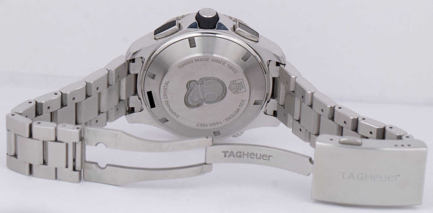 Tag Heuer Chronograph Automatic Aquaracer Black Steel CAK2111.BA0833 Watch BOX