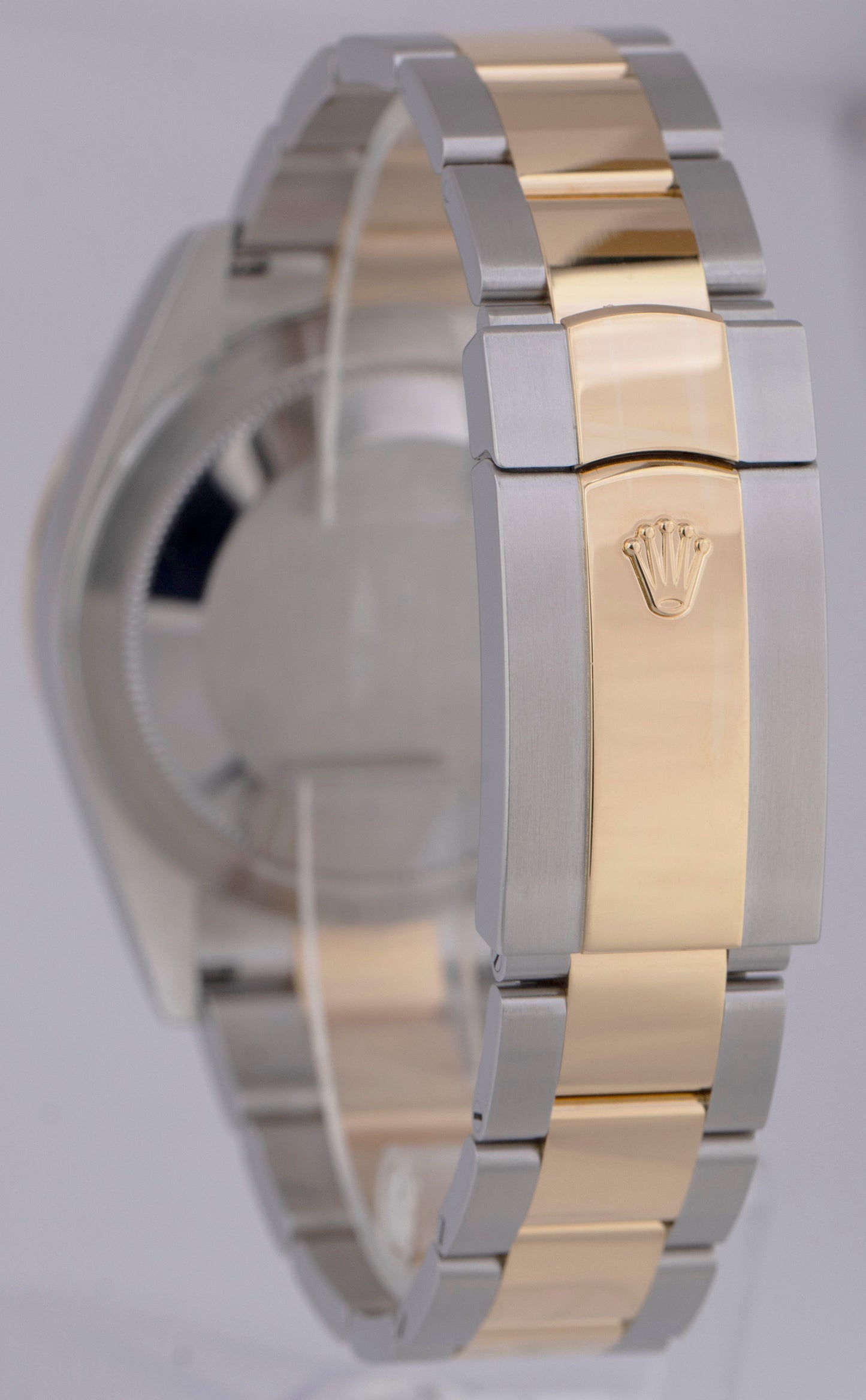 MINT Rolex Sky-Dweller PAPERS Black Two-Tone Gold Steel 42mm Oyster 326933 B+P