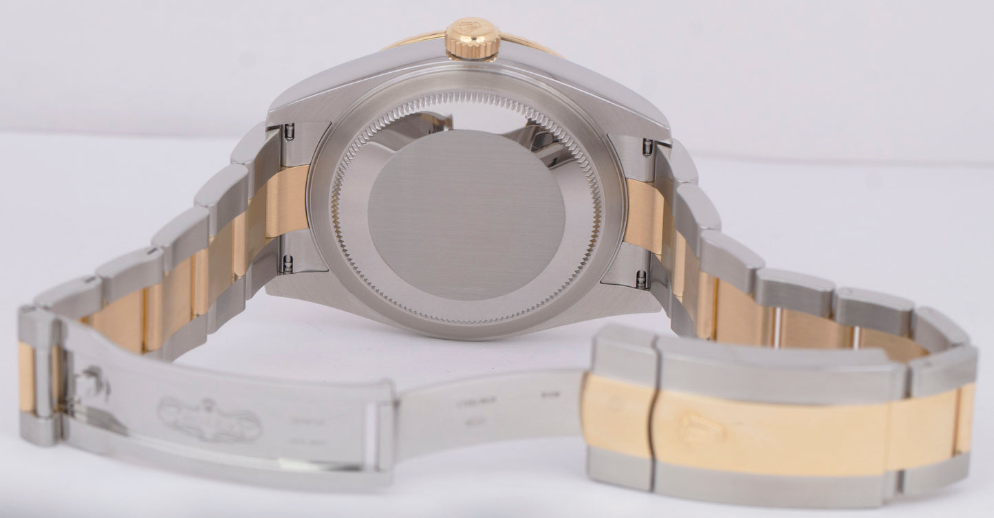 MINT Rolex Sky-Dweller PAPERS Black Two-Tone Gold Steel 42mm Oyster 326933 B+P