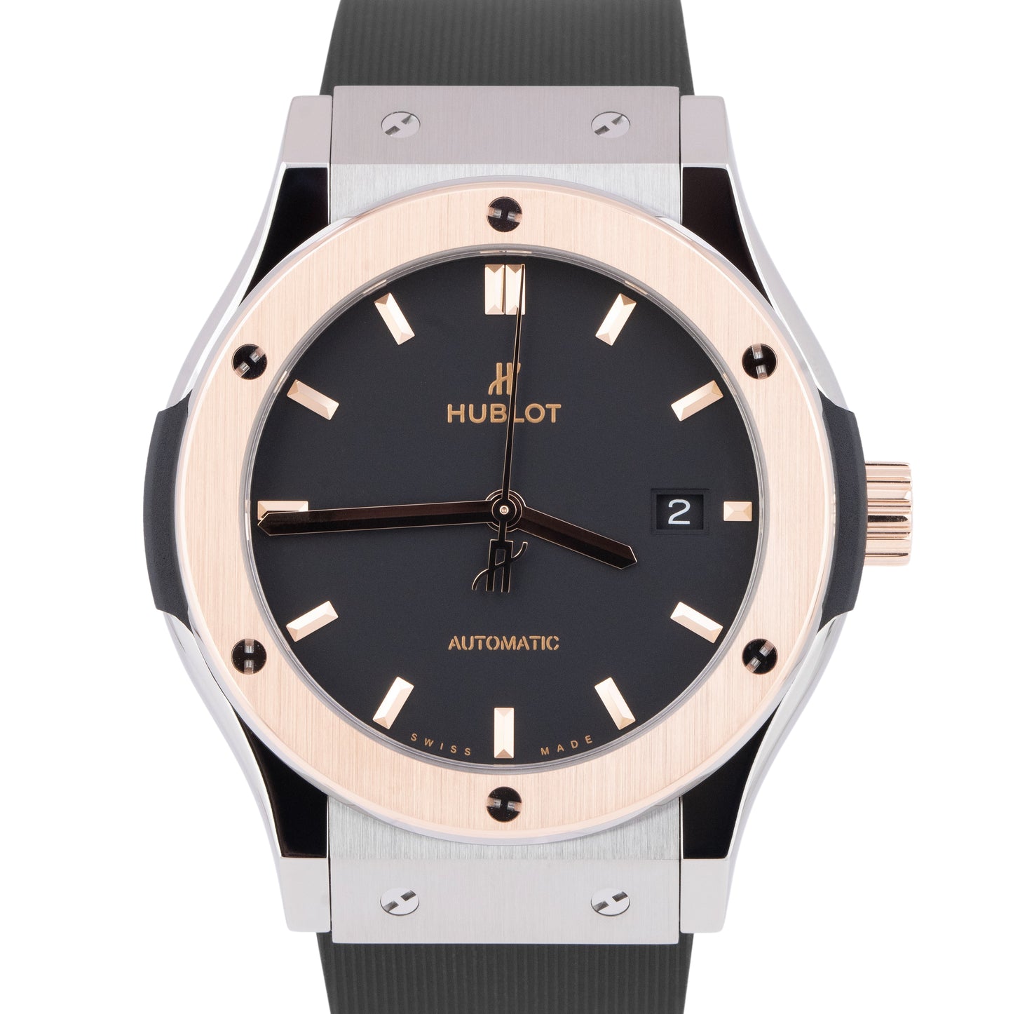 NEW Hublot Classic Fusion Titanium King PAPERS Rose Gold 42mm 542.NO.1181.RX B+P