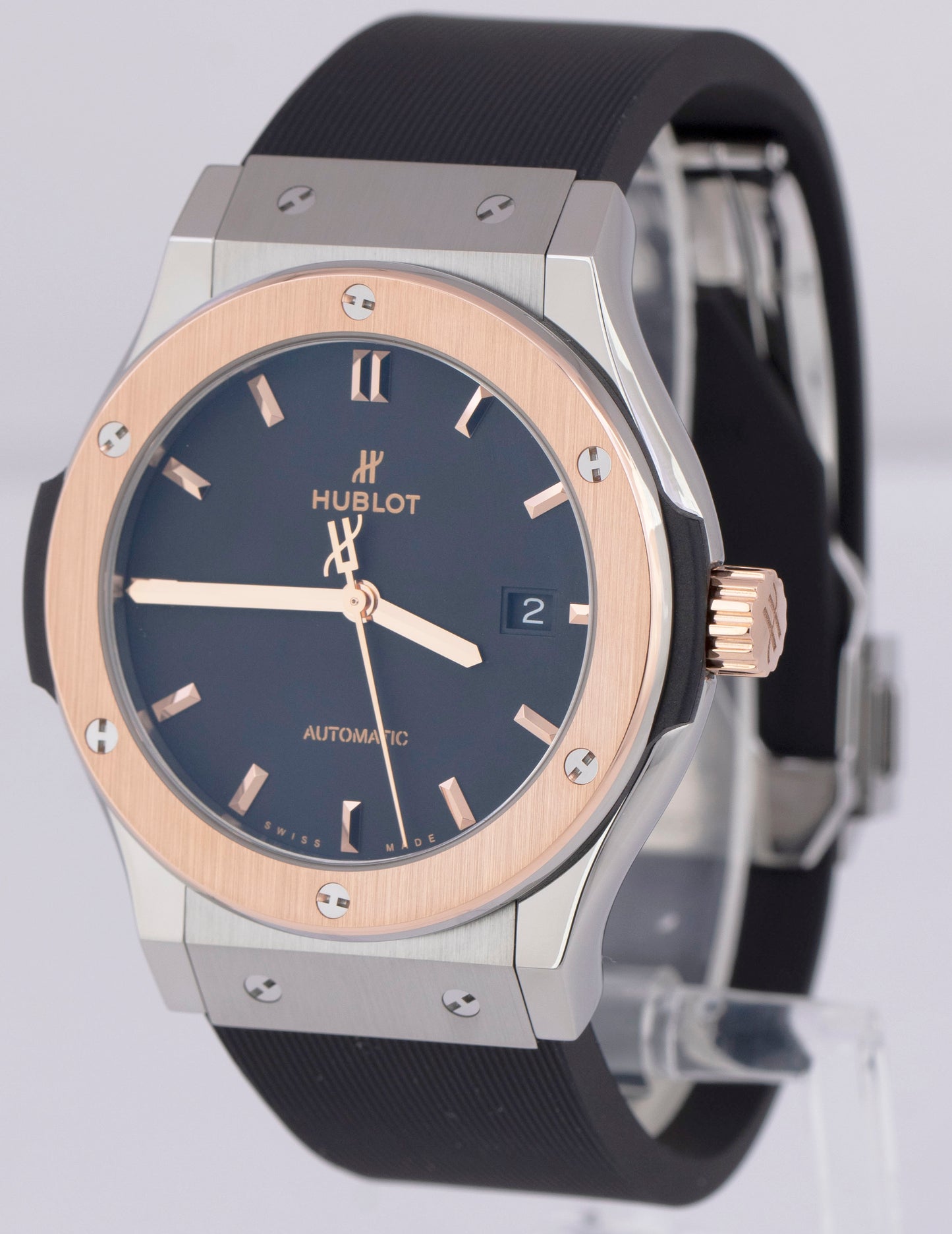 NEW Hublot Classic Fusion Titanium King PAPERS Rose Gold 42mm 542.NO.1181.RX B+P