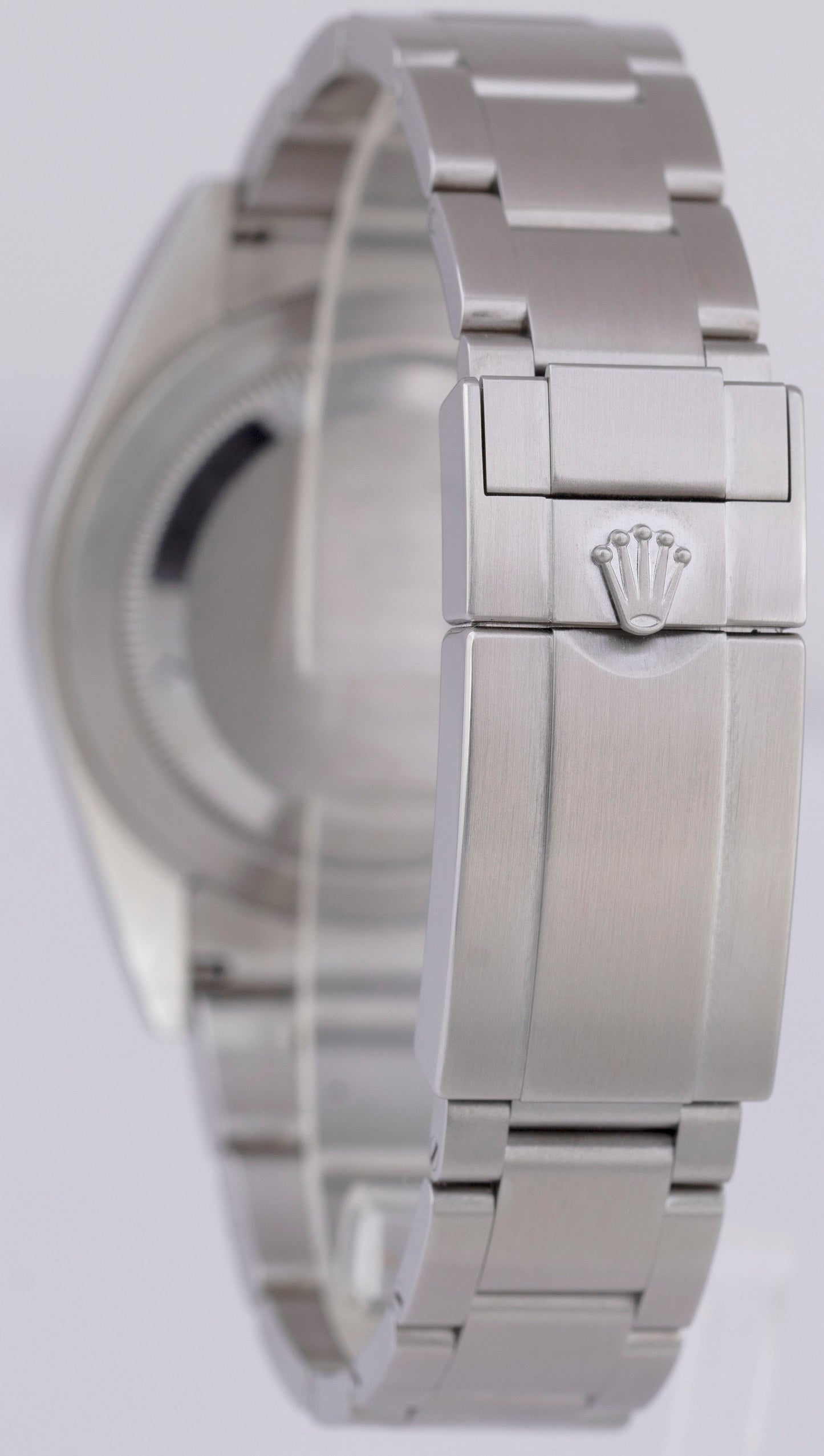 MINT Rolex Explorer I Black Stainless Steel 39mm MK1 Automatic Watch 214270 B+P