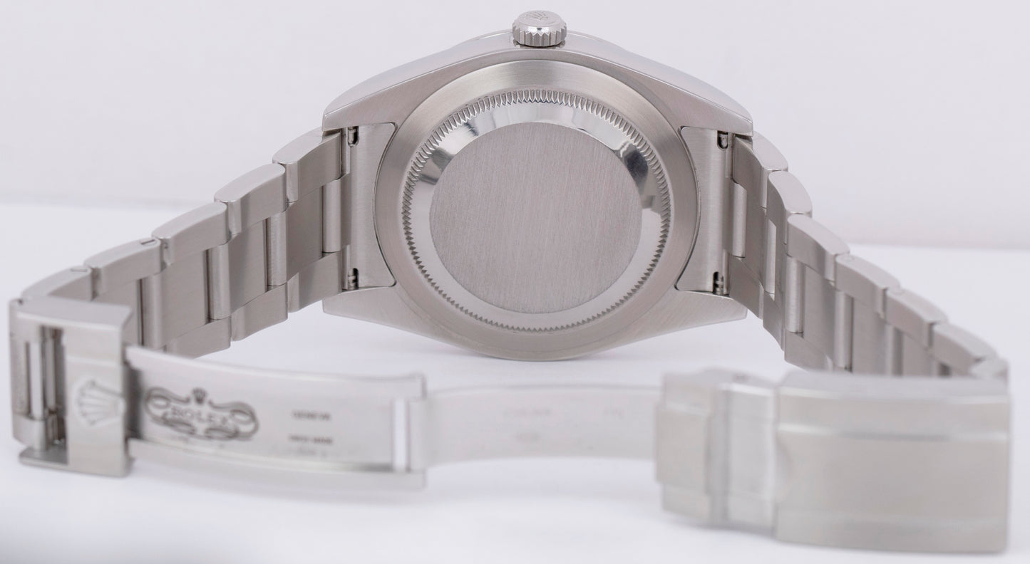 MINT Rolex Explorer I Black Stainless Steel 39mm MK1 Automatic Watch 214270 B+P
