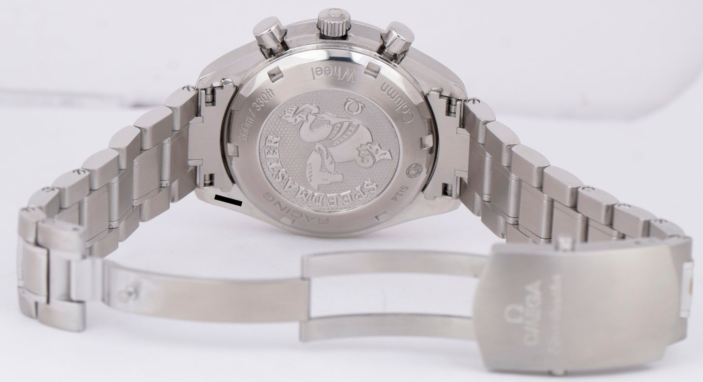 Omega Speedmaster Racing Black Panda 40mm 326.30.40.50.01.002 Steel Watch BOX