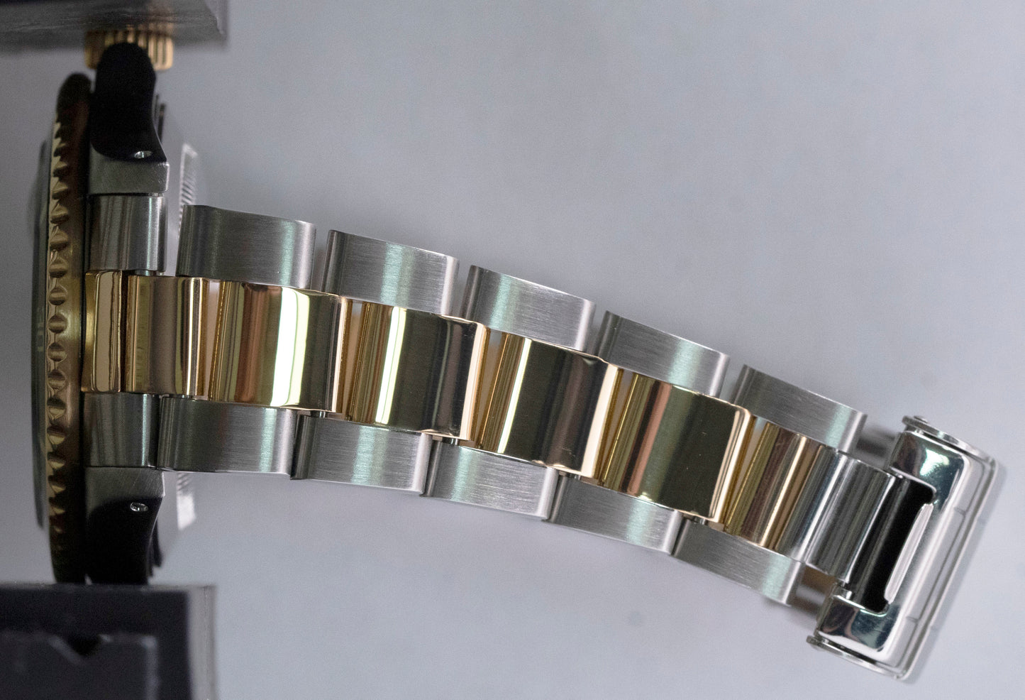 1999 Rolex Submariner Date PAPERS Two-Tone 18K Gold Black 40mm 16613 Watch B+P