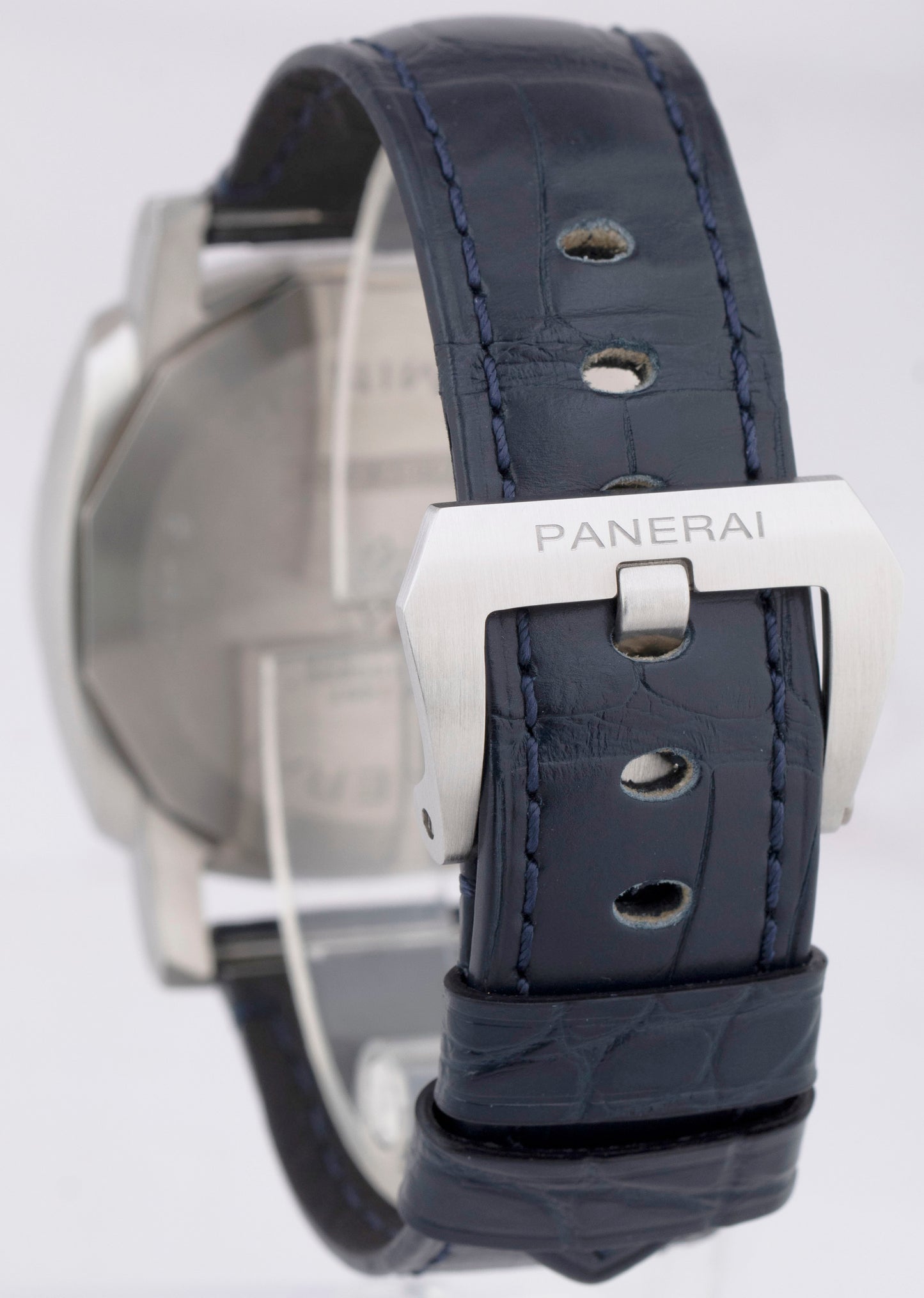 MINT Panerai Luminor Quaranta PAPERS PAM01370 Blue Steel 40 Automatic Watch B+P