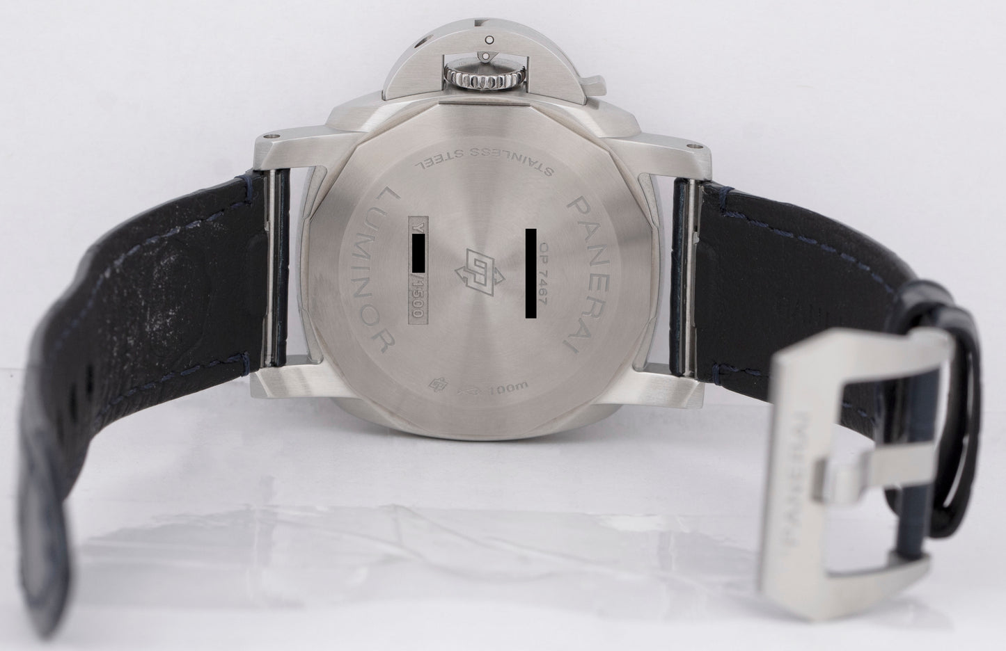 MINT Panerai Luminor Quaranta PAPERS PAM01370 Blue Steel 40 Automatic Watch B+P