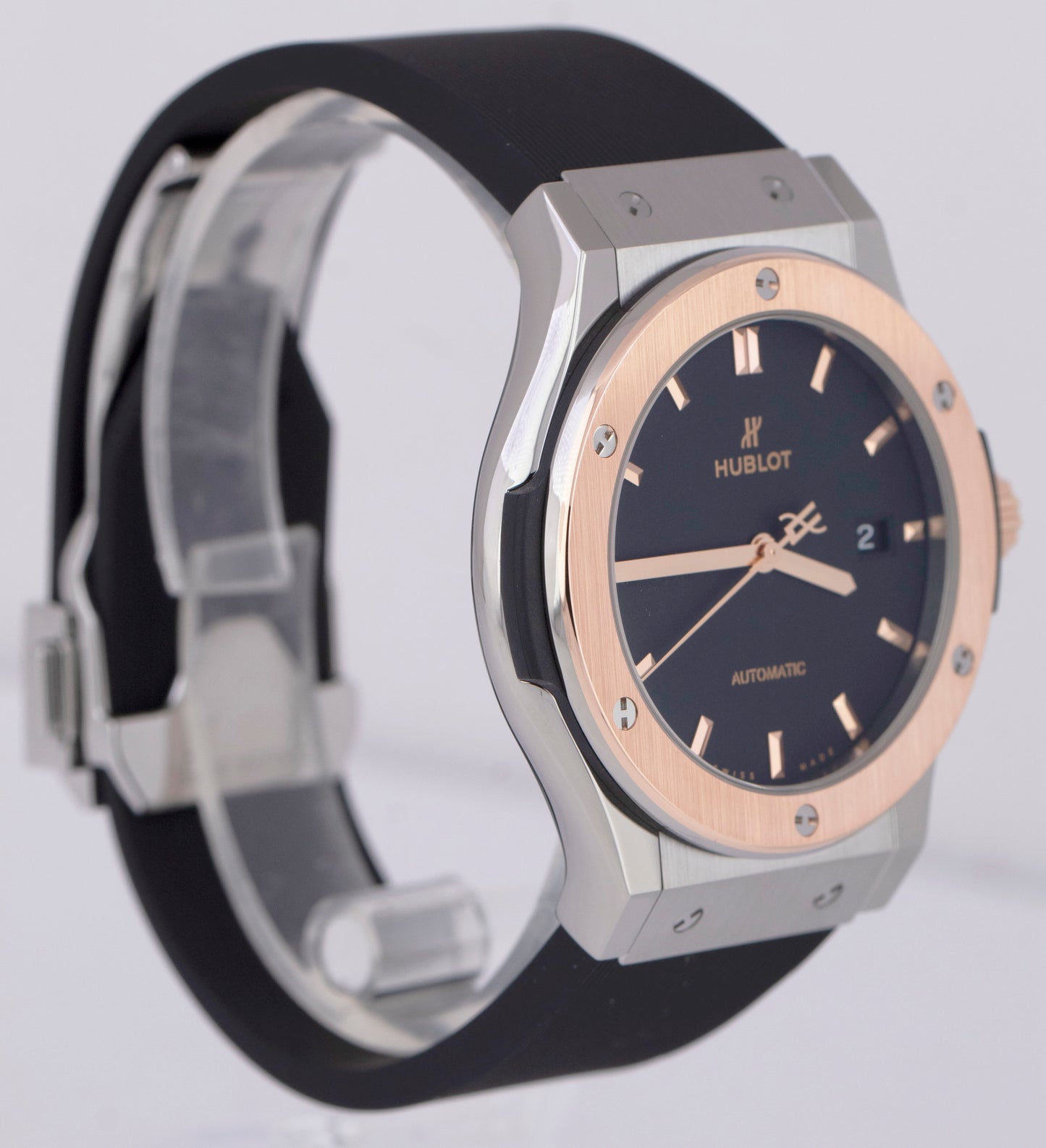 NEW Hublot Classic Fusion Titanium King PAPERS Rose Gold 42mm 542.NO.1181.RX B+P