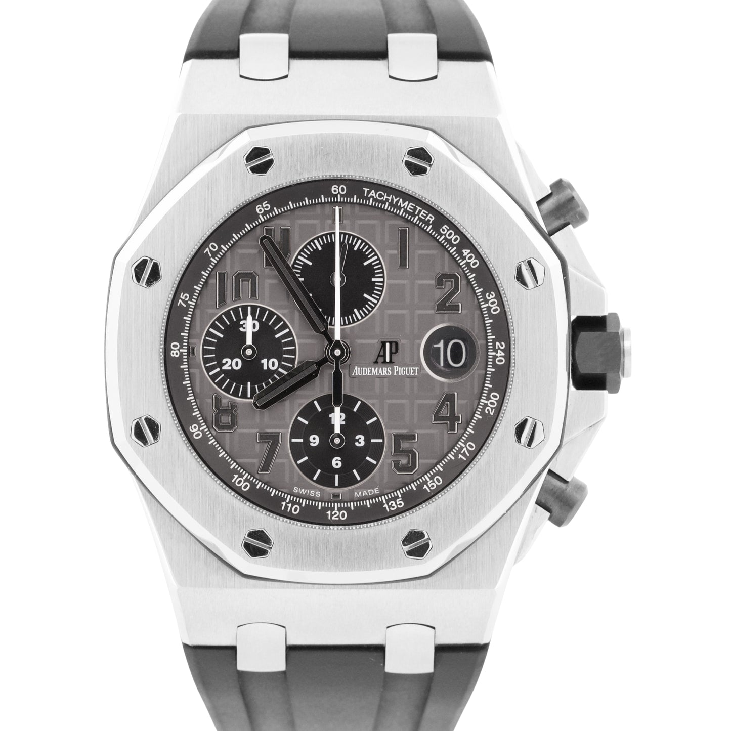 Audemars Piguet Royal Oak Offshore ELEPHANT Gray Rubber Steel 42mm 26470ST