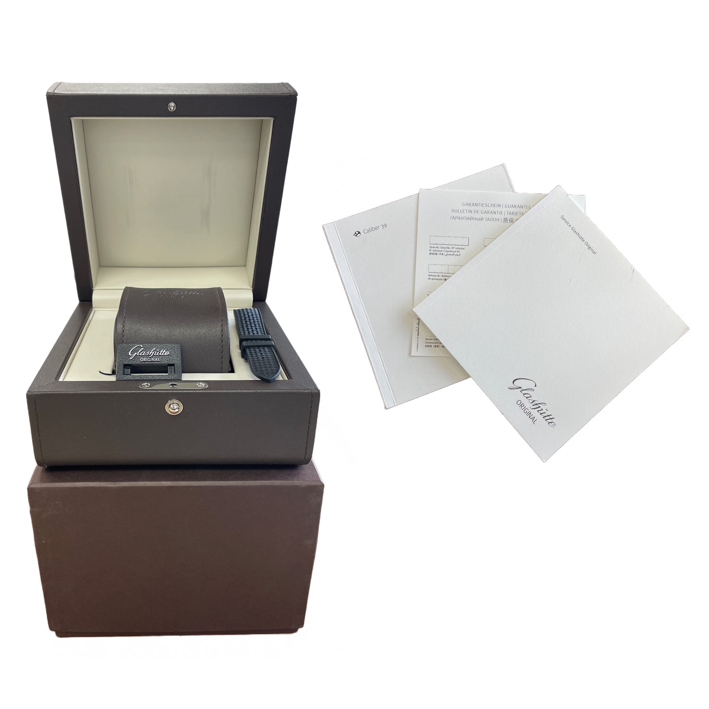 MINT PAPERS Glashutte Original Senator XL 44mm Automatic 39-34-20-42-04 BOX