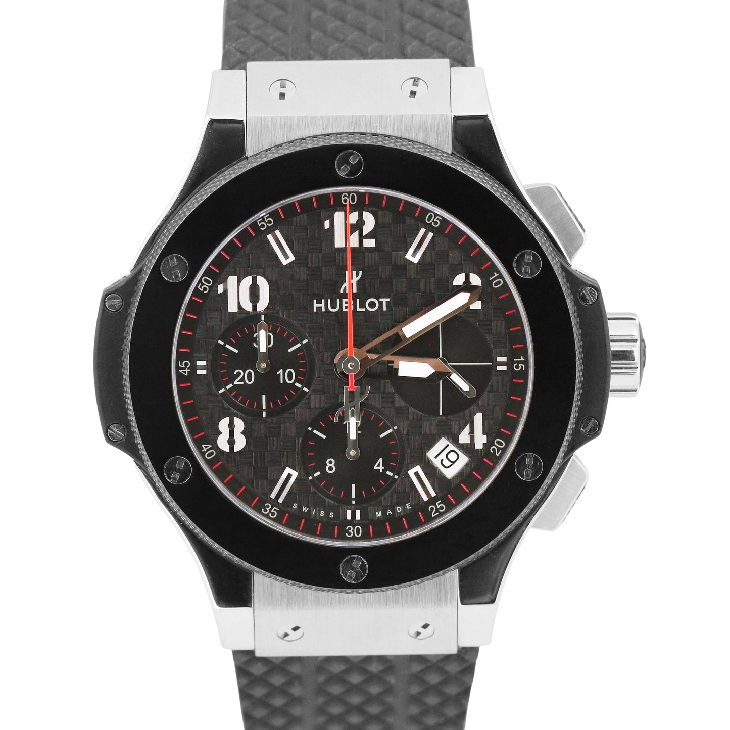 MINT Hublot Big Bang Black Original 341.SB.131.RX Black Steel Ceramic 41mm Watch