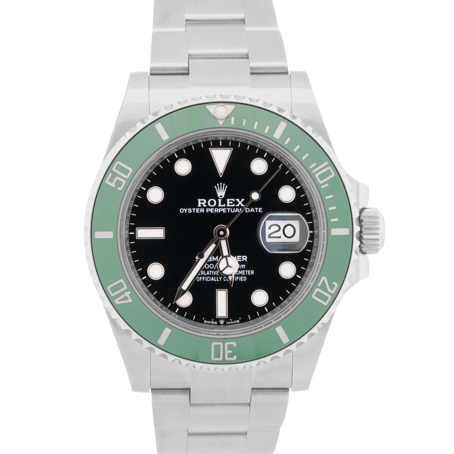 2025 PAPERS Rolex Submariner Date KERMIT Green Steel 41mm Watch 126610 LV BOX