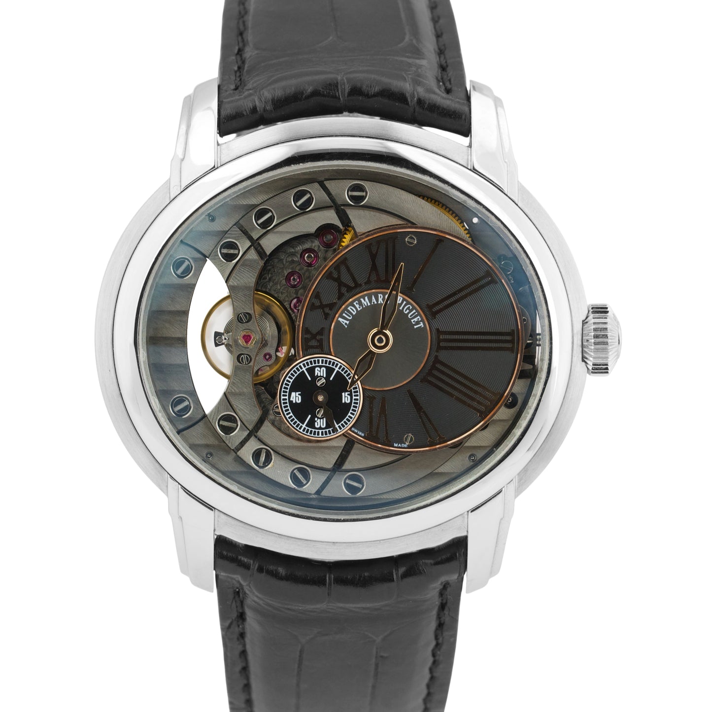 Audemars Piguet Millenary SKELETON 47mmX43mm 15350ST Stainless Steel Watch