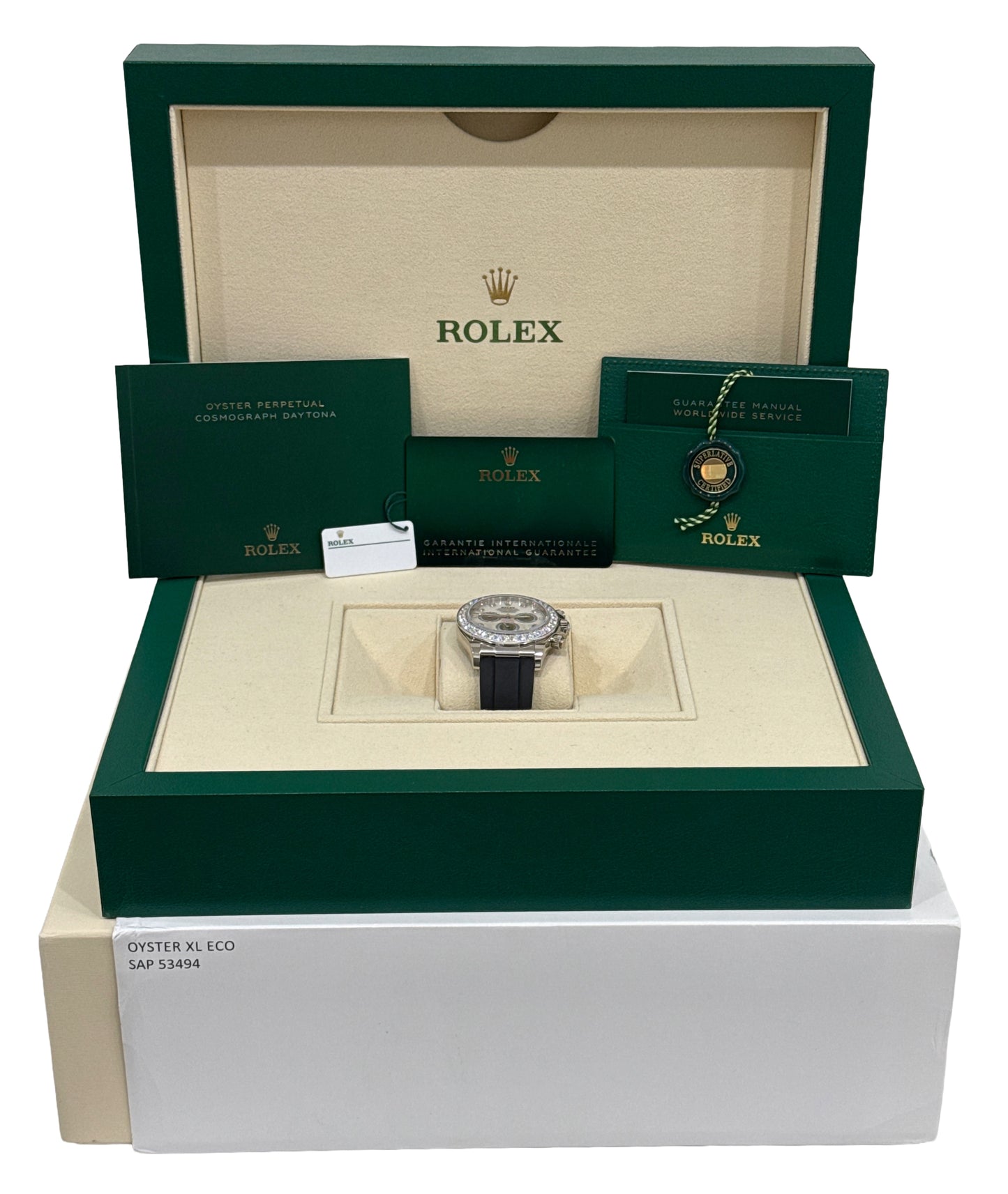 NEW 2025 PAPERS Rolex Daytona FACTORY MOP DIAMOND 18K White Gold 126589RBR BOX
