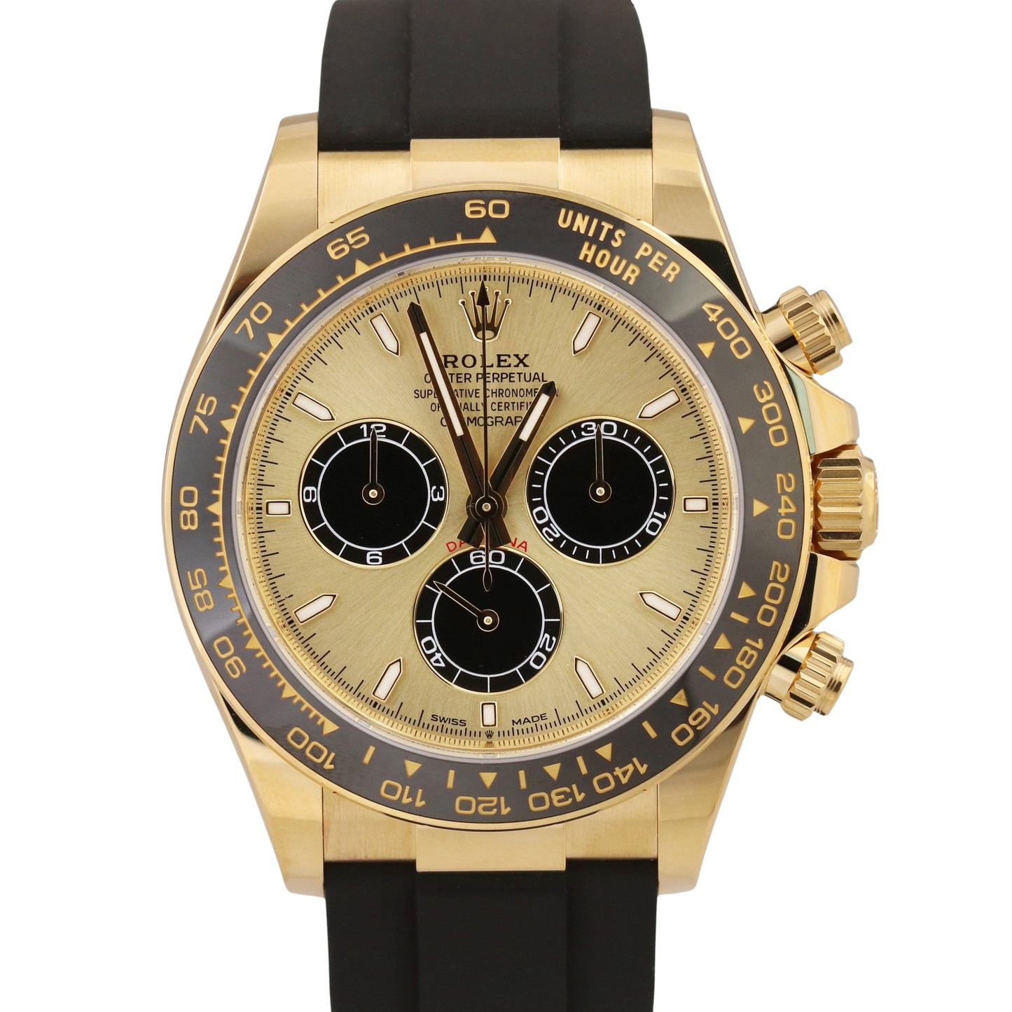 NEW UNWORN PAPERS Rolex Daytona Oysterflex PIKACHU YML 18K Gold 126518 LN BOX