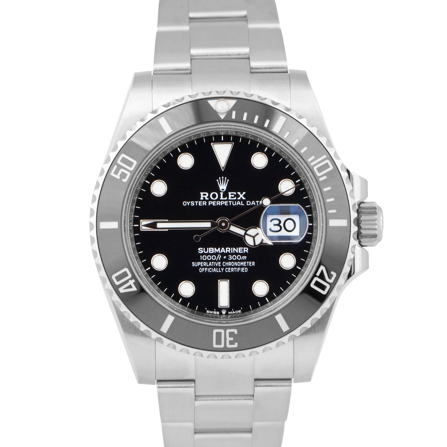 NEW 2024 PAPERS Rolex Submariner Date 41 Steel BLACK Ceramic 41mm 126610 LN BOX