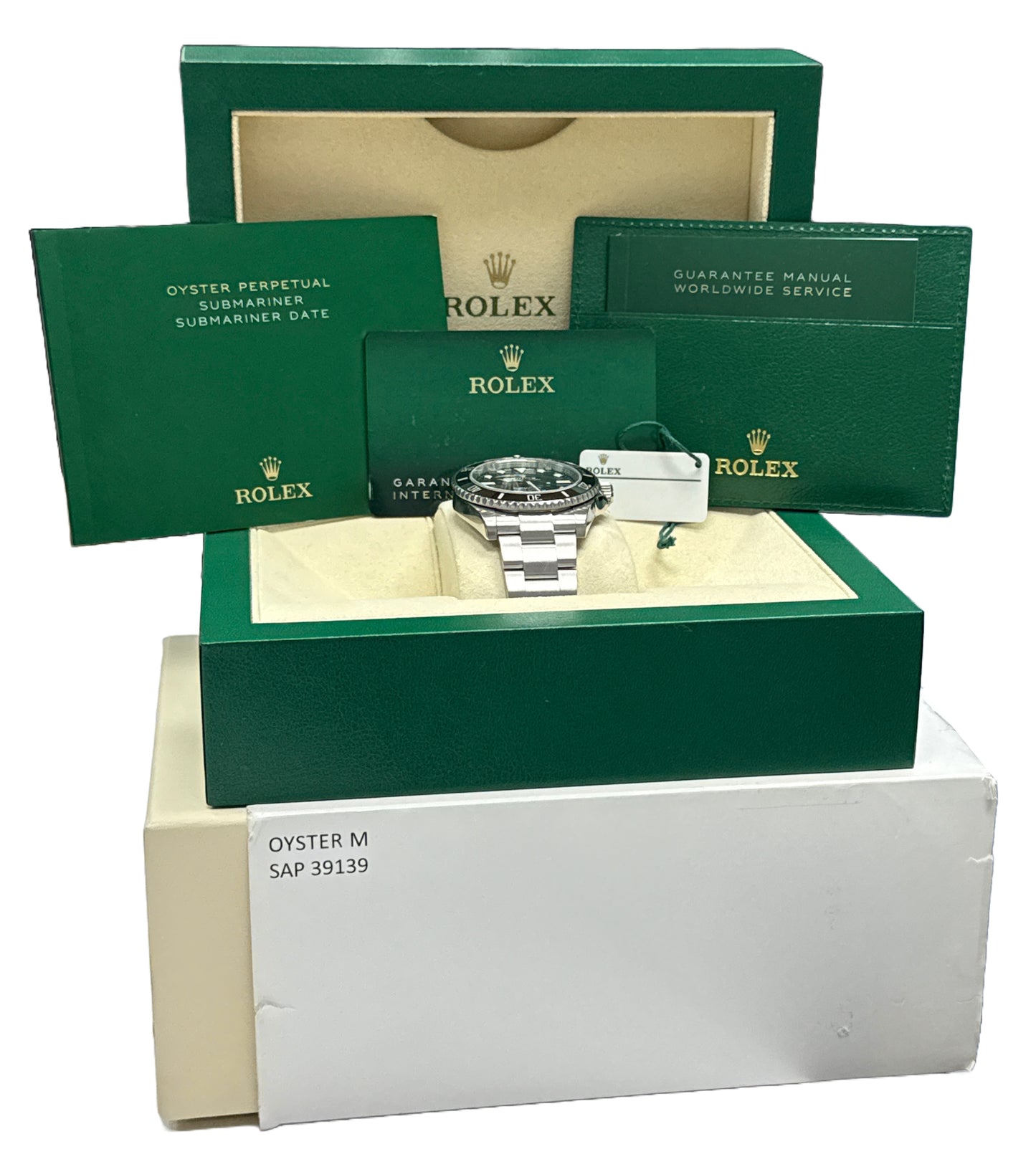 NEW PAPERS Rolex Submariner No-Date Stainless Steel 41mm Ceramic 124060 LN BOX