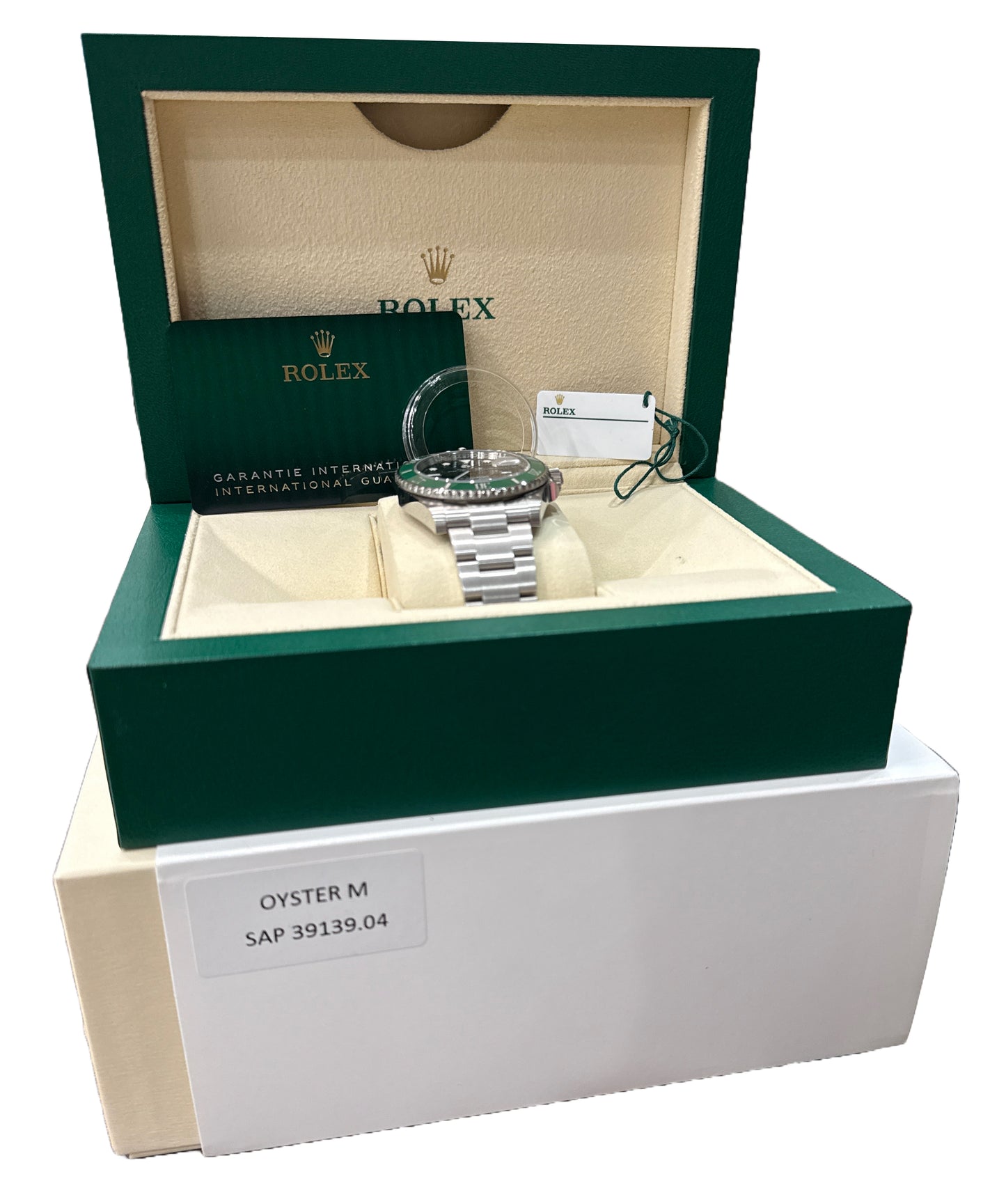 NEW OLD STOCK PAPERS Rolex Submariner Date 41mm KERMIT Green 41mm 126610 LV BOX