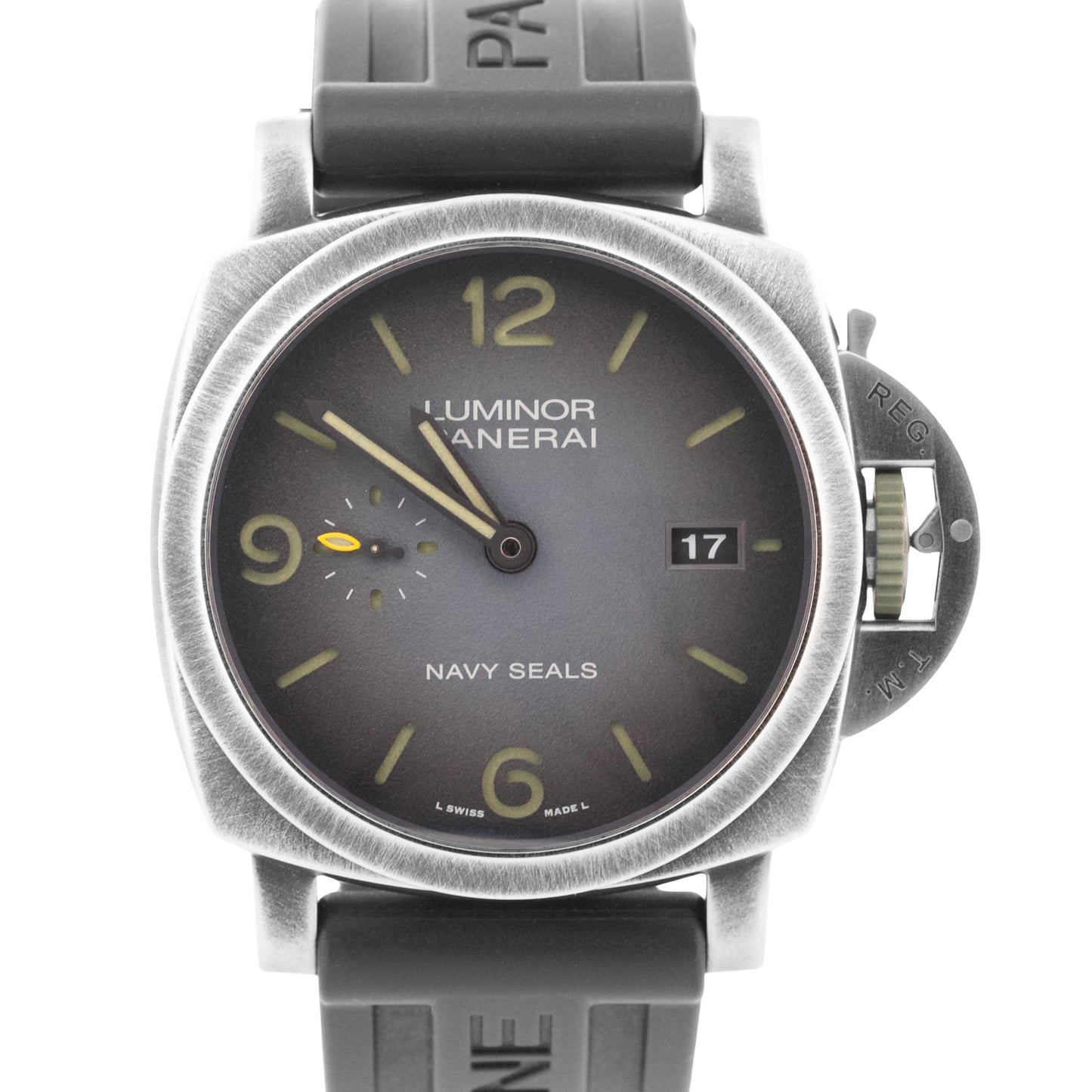 MINT 2023 PAPERS Panerai Luminor Navy Seals BRUNITO STEEL 44mm PAM01412 BOX
