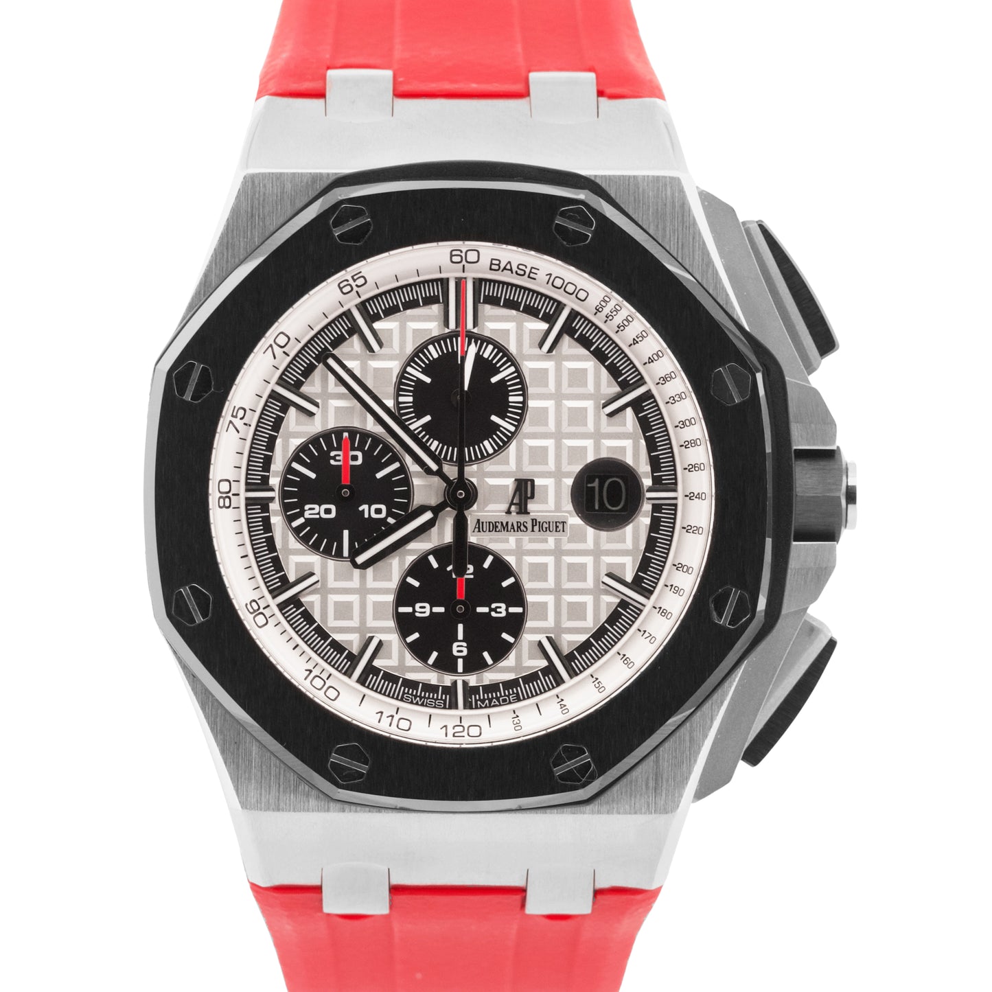 PAPERS Audemars Piguet Royal Oak Offshore PANDA Rubber Red 44mm 26400SO BOX