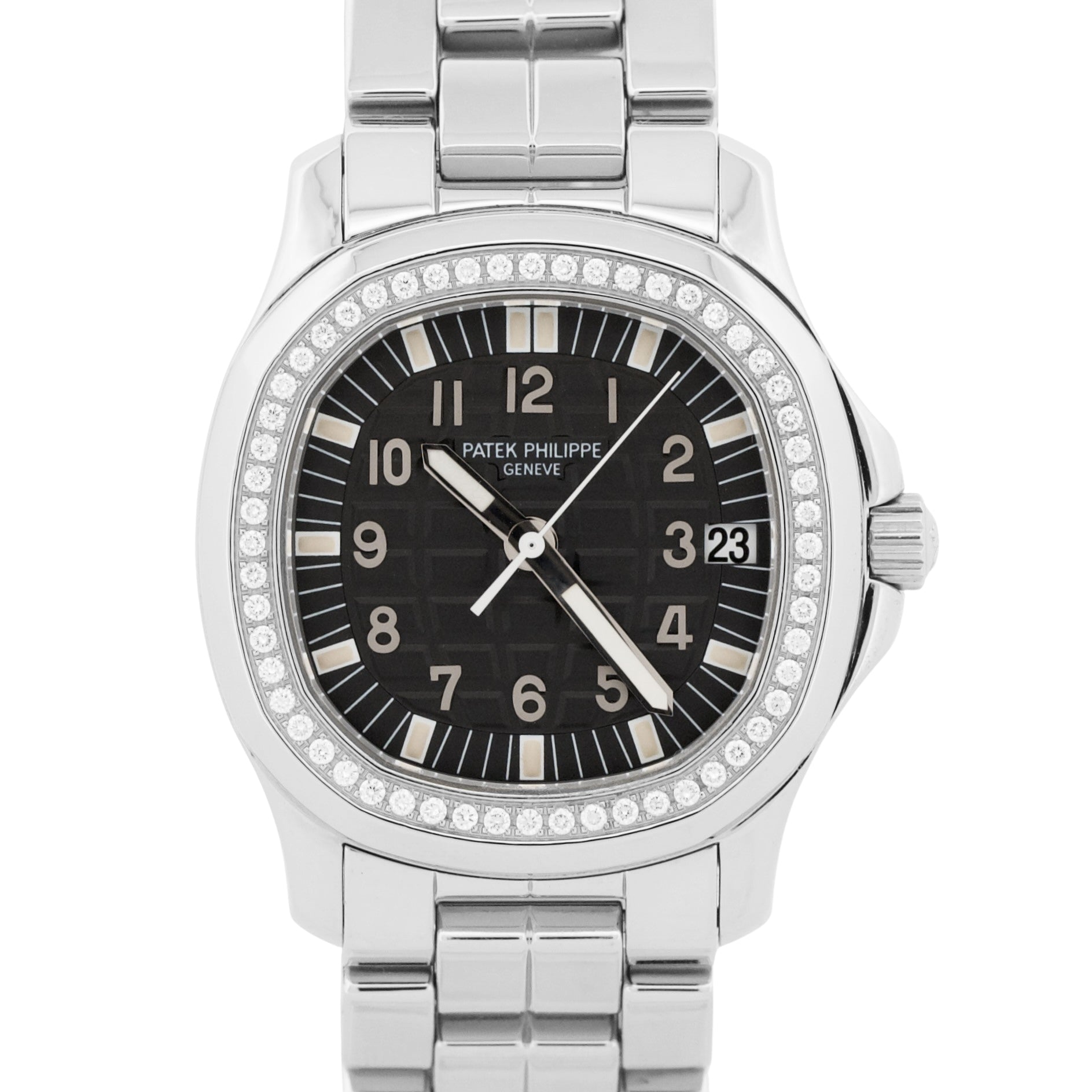 Patek Philippe Aquanaut 36mm BLACK Steel Automatic DIAMOND 5066/1A