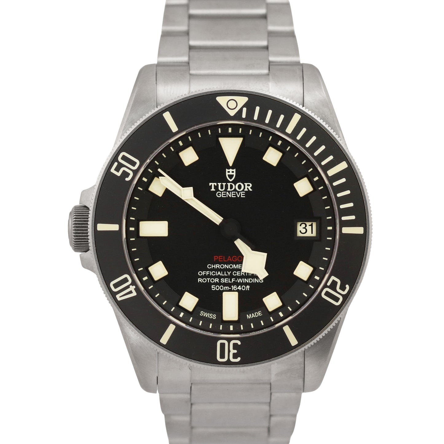 MINT PAPERS Tudor Pelagos Matte Black TITANIUM 42mm LHD 25610TNL Dive Watch BOX