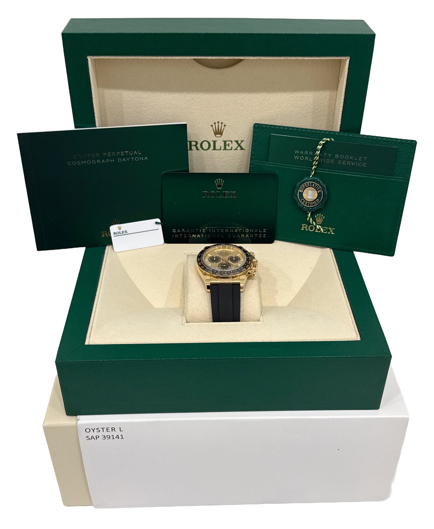 2024 PAPERS Rolex Daytona Oysterflex PIKACHU YML 18K Yellow Gold 126518 LN BOX