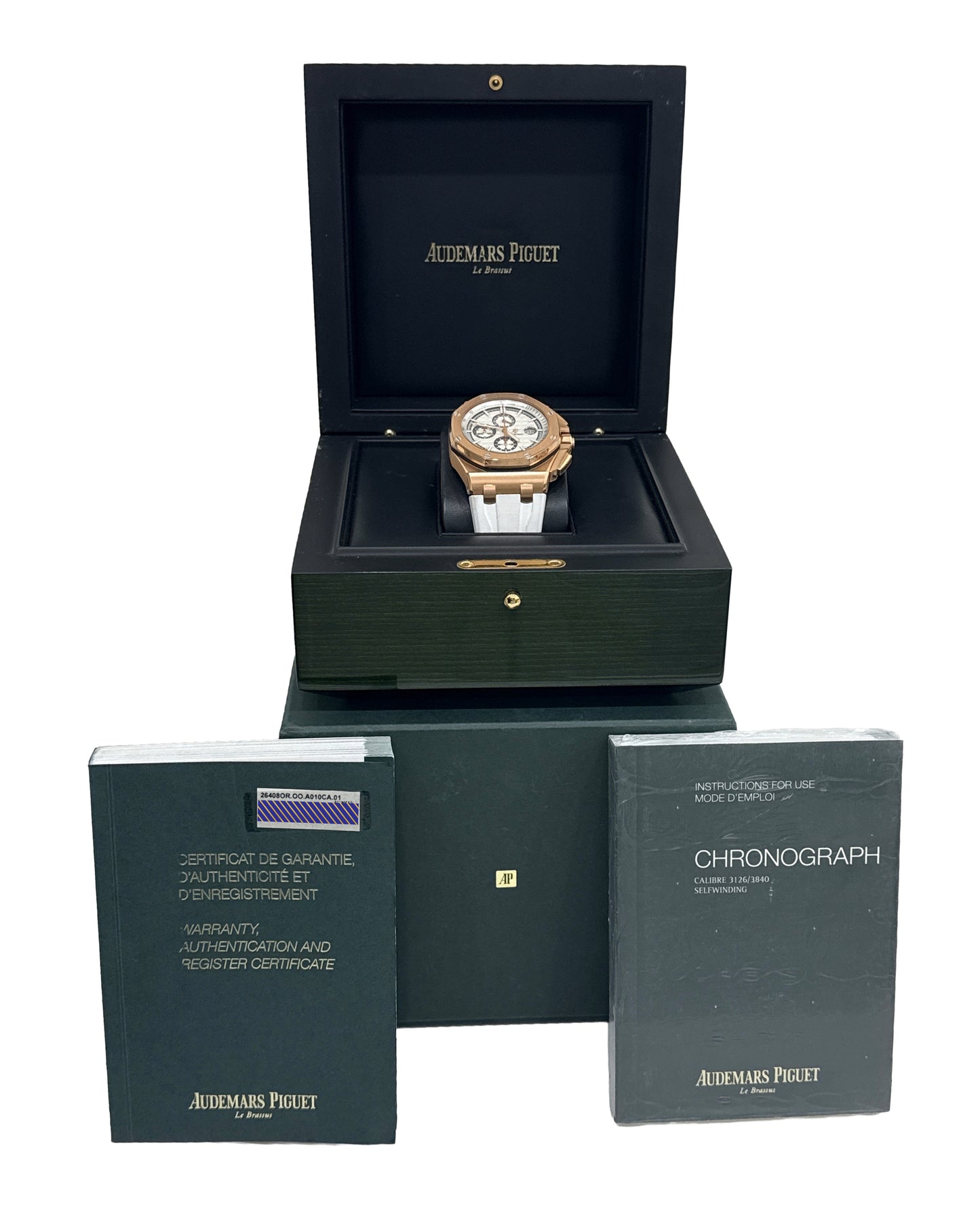 PAPERS Audemars Piguet Royal Oak Offshore SUMMER 18K Rose Gold 44mm 26408OR BOX