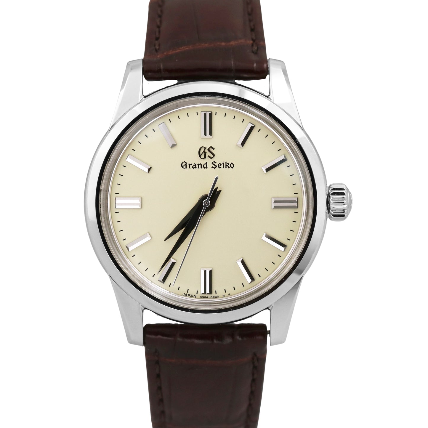PAPERS Grand Seiko Elegance IVORY Stainless Steel Leather 37mm SBGW231G BOX