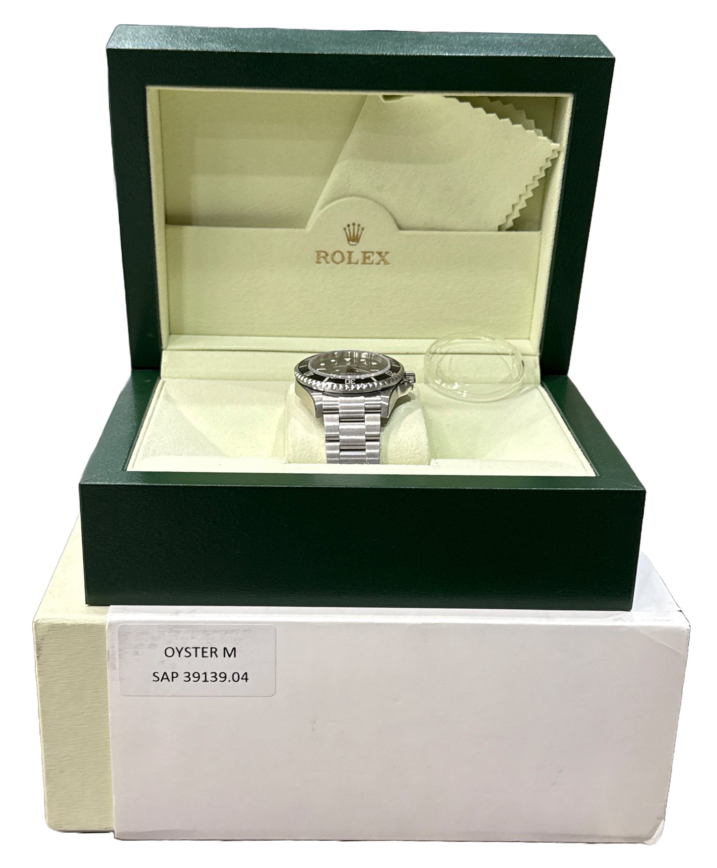 NEW STICKERED Rolex Sea-Dweller 16600 40mm Black Oyster NOS Steel Watch BOX