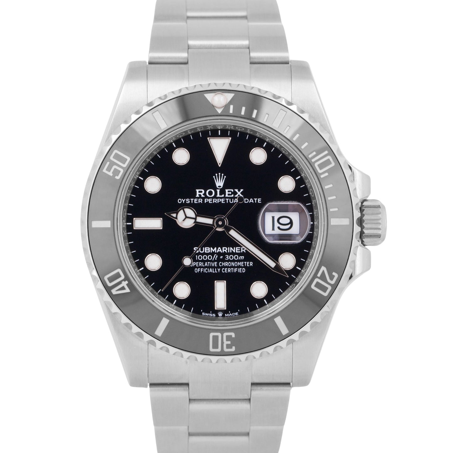 Rolex Submariner Date 41 BLACK Stainless Steel Ceramic 41mm Watch 126610 LN