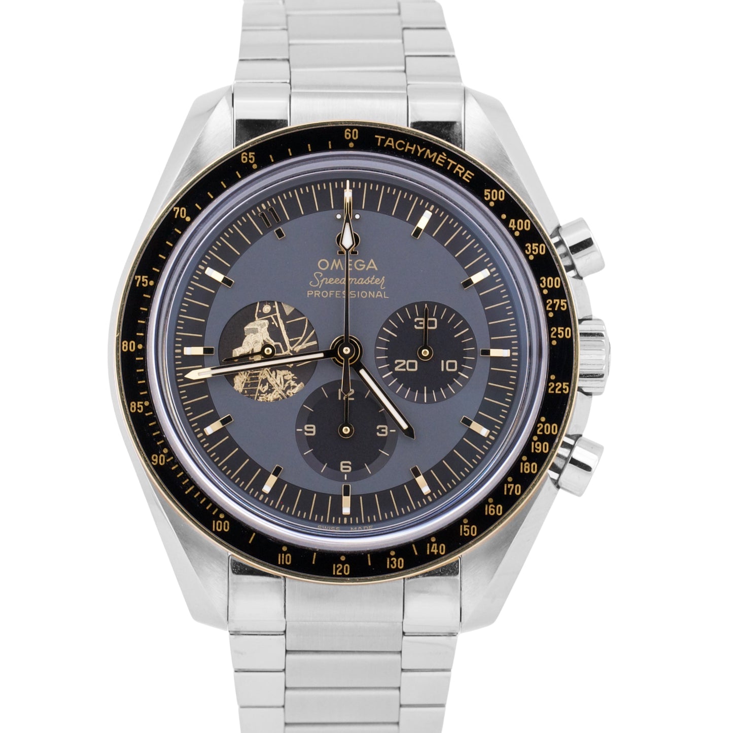 PAPERS Omega Speedmaster Apollo 50th Anniversary 18K 310.20.42.50.01.001 BOX