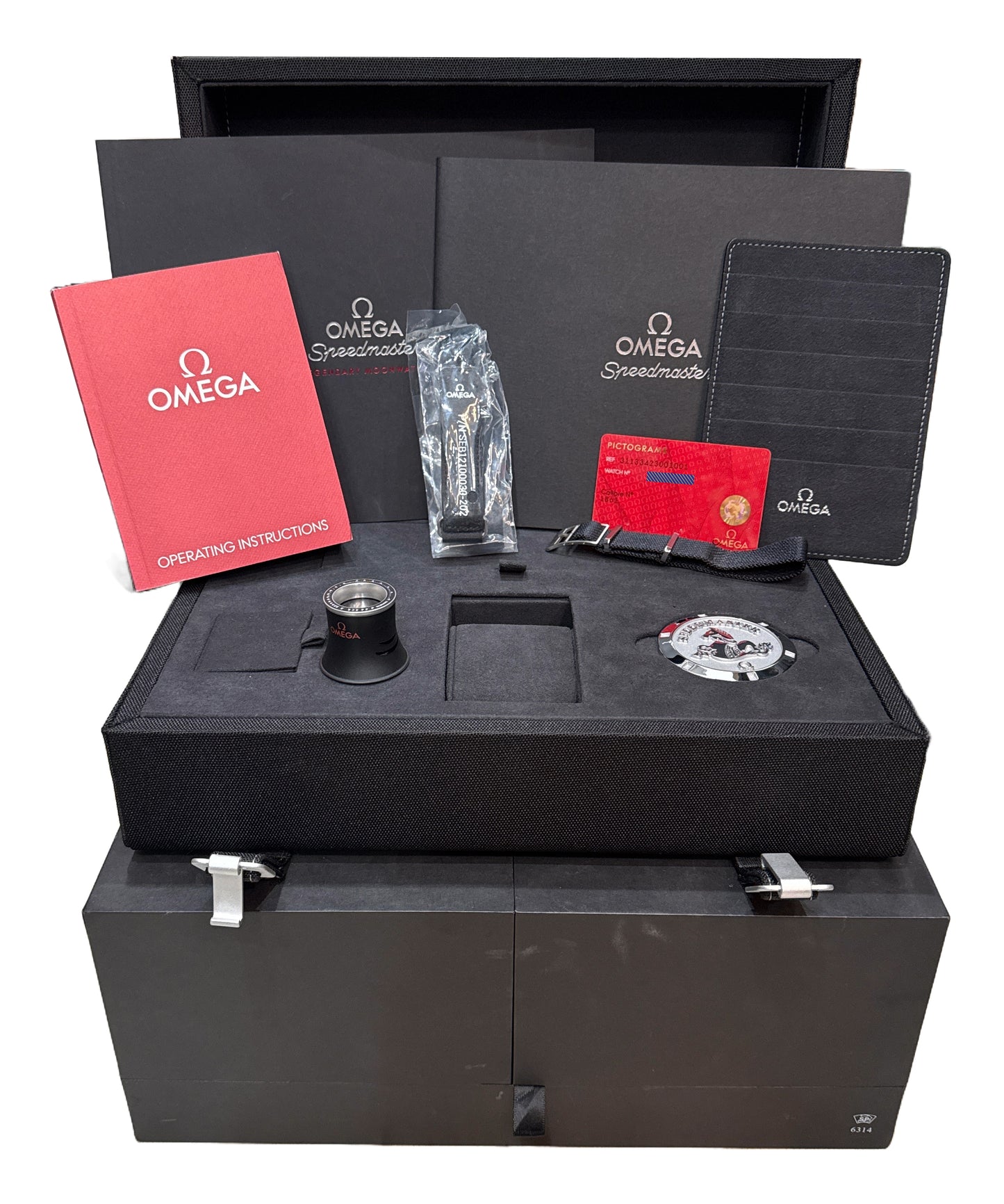 Omega Speedmaster Professional Black Steel 42mm Manual 311.33.42.30.01.001 BOX