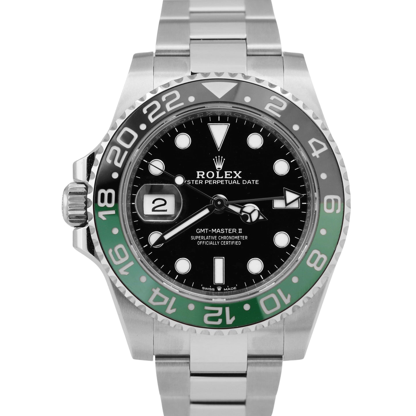BRAND NEW 2024 Rolex GMT-Master II SPRITE GREEN Black 40mm 126720 VTNR Watch BOX