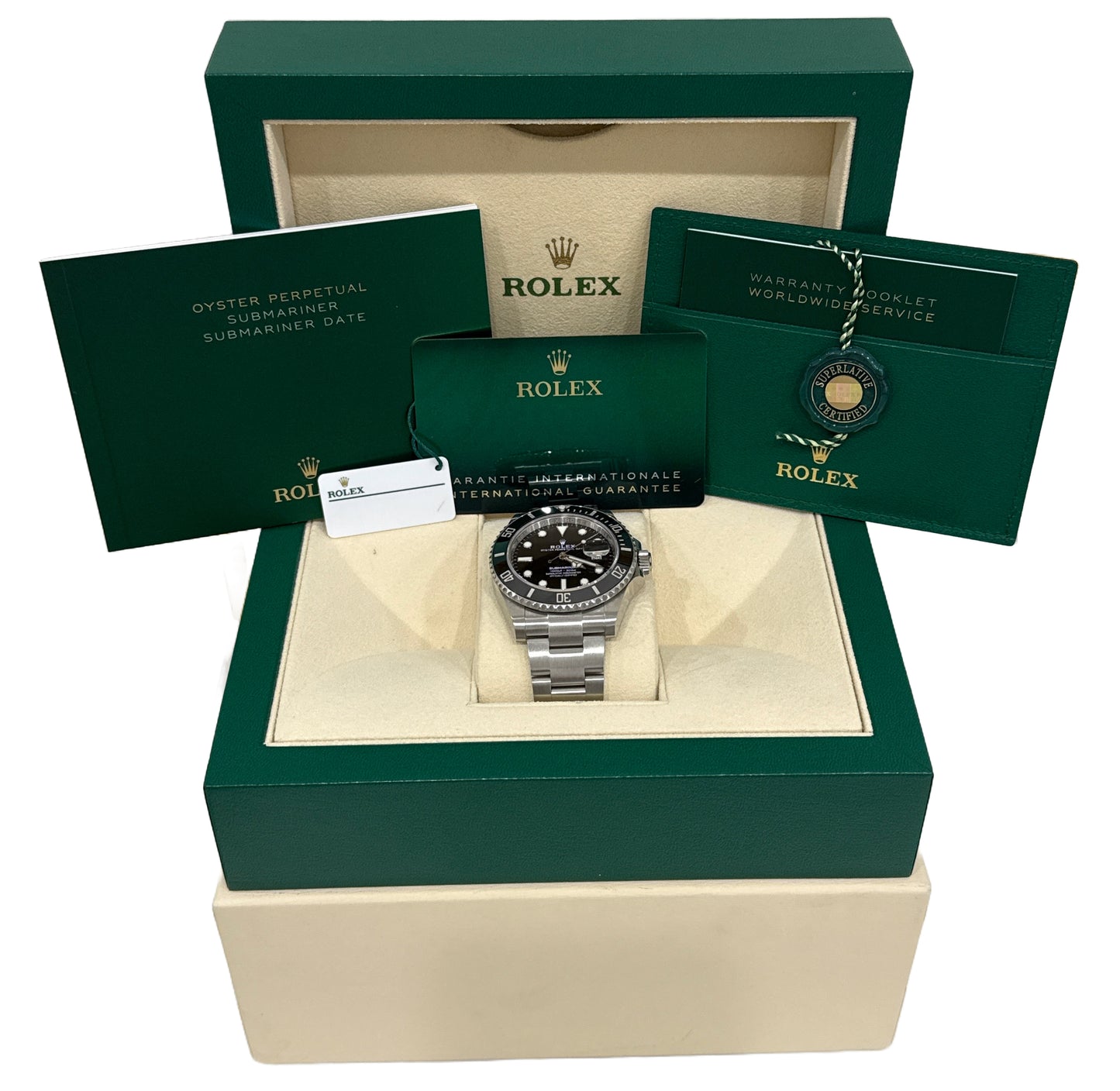MINT 2021 PAPERS Rolex Submariner Date 41 Black Steel Ceramic 41mm 126610 LN BOX