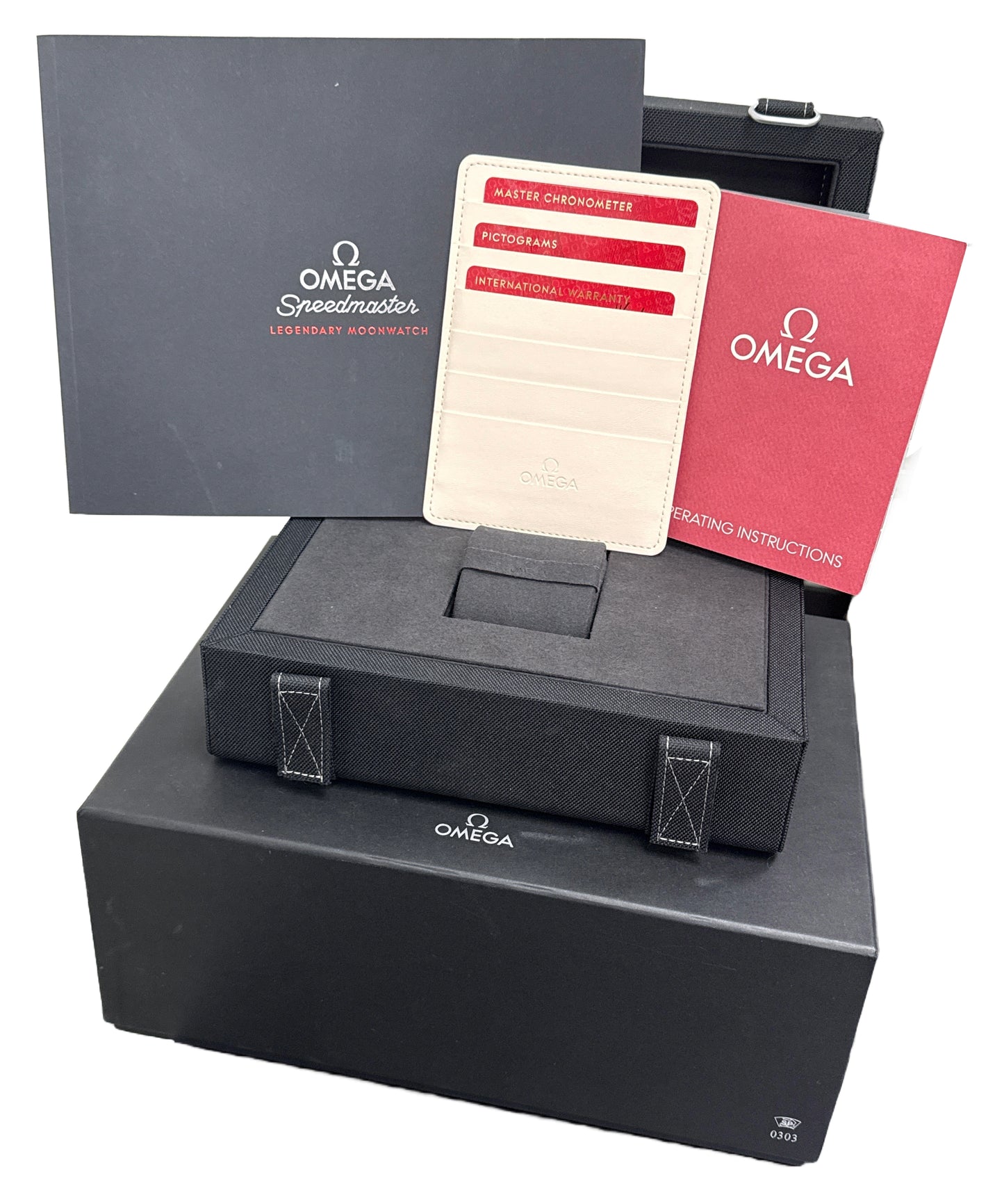2024 PAPERS Omega Speedmaster Moonwatch SILVER 18K Steel 310.20.42.50.02.001 BOX